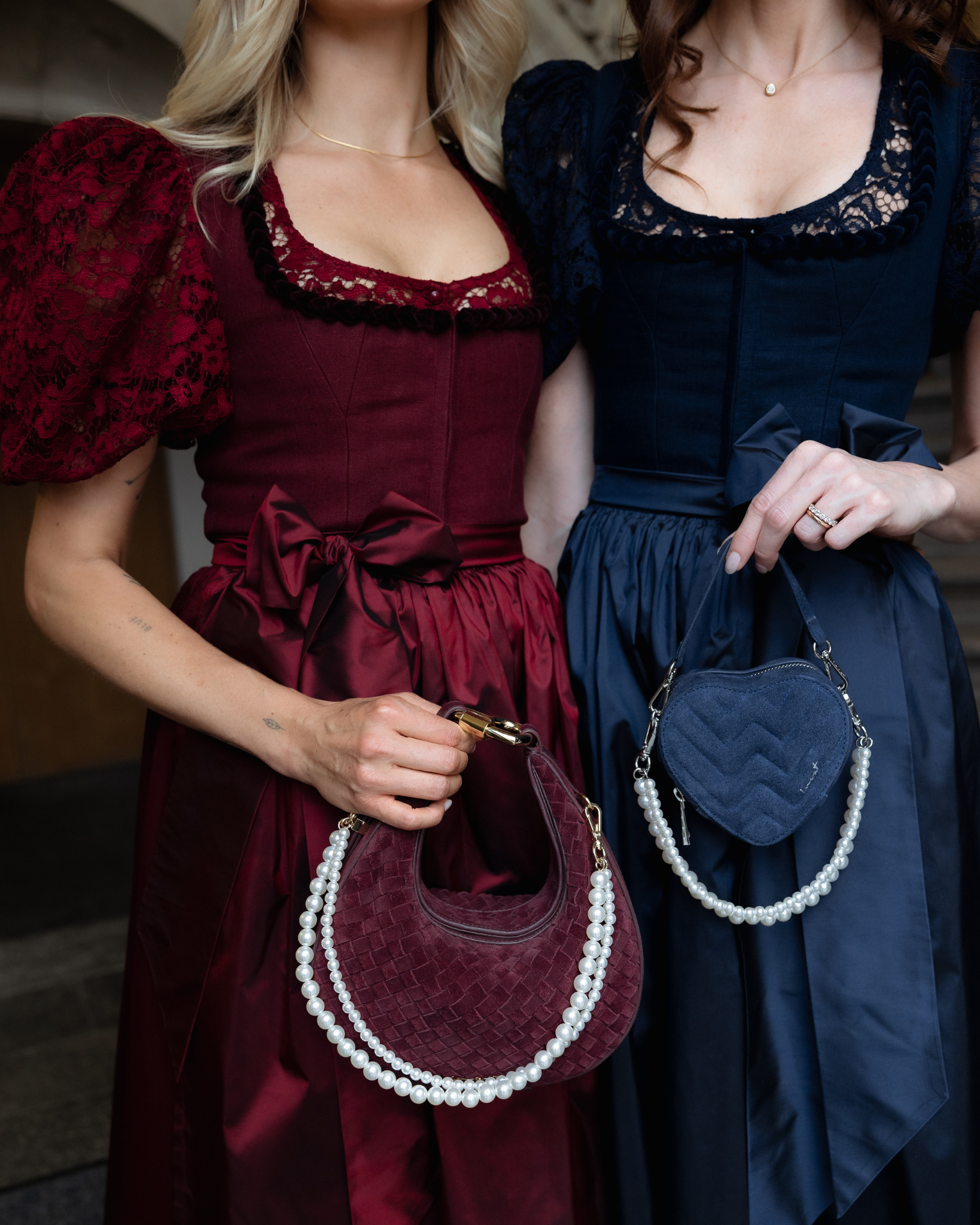 Halfmoon Bag Braided Merlot
