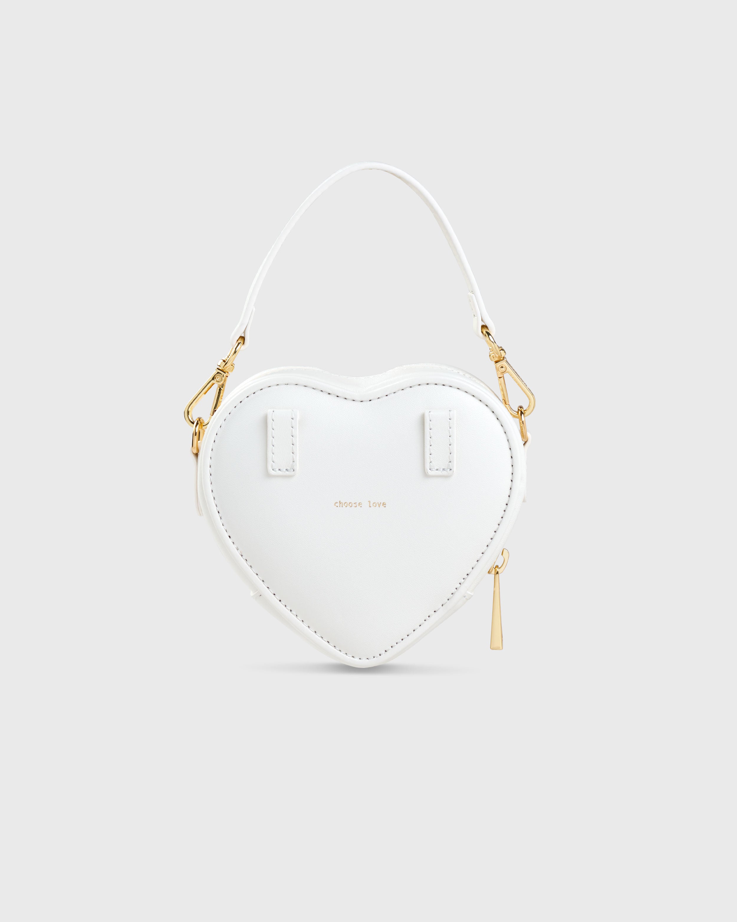 Mini Heart Bag Ivory