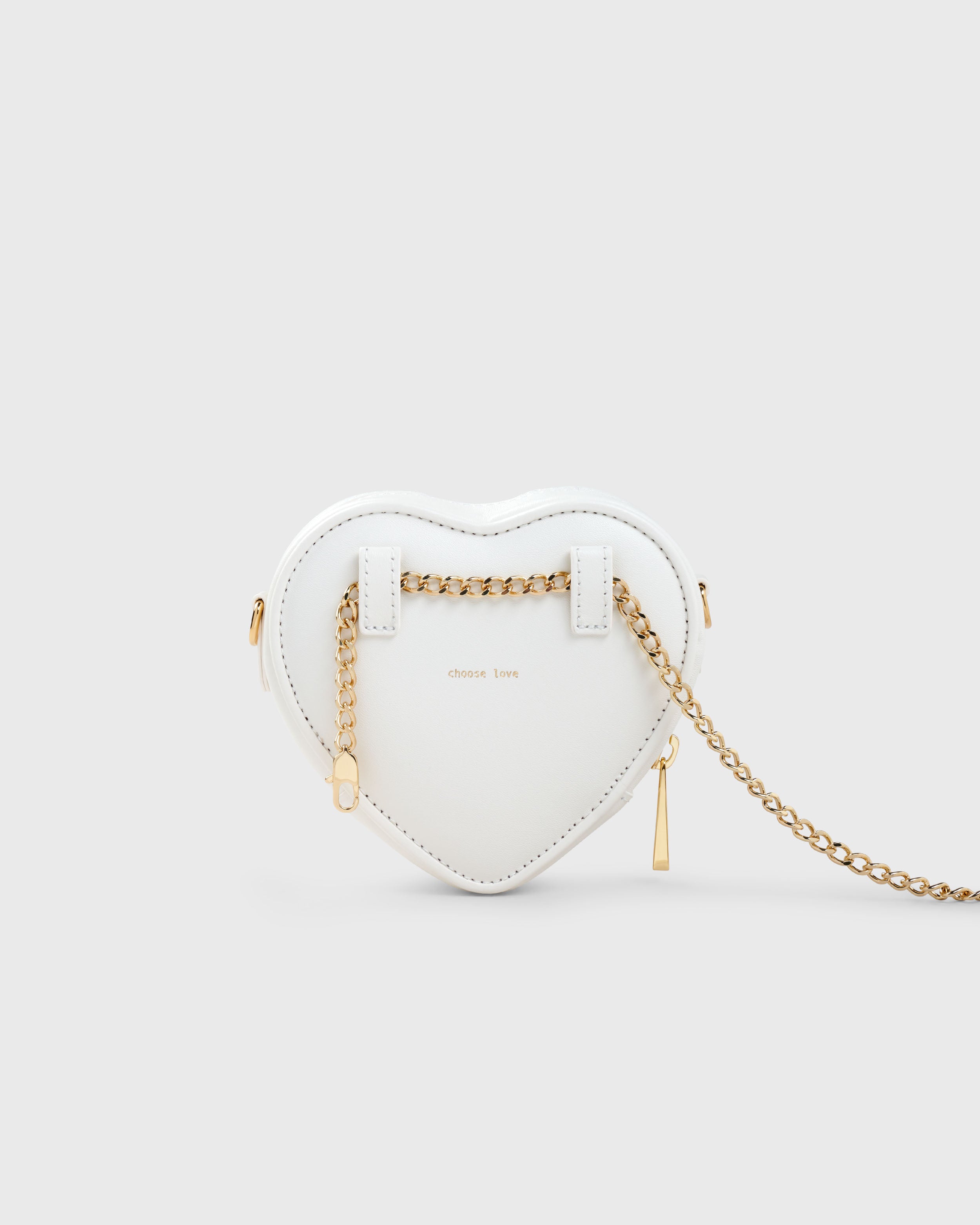 Mini Heart Bag Ivory