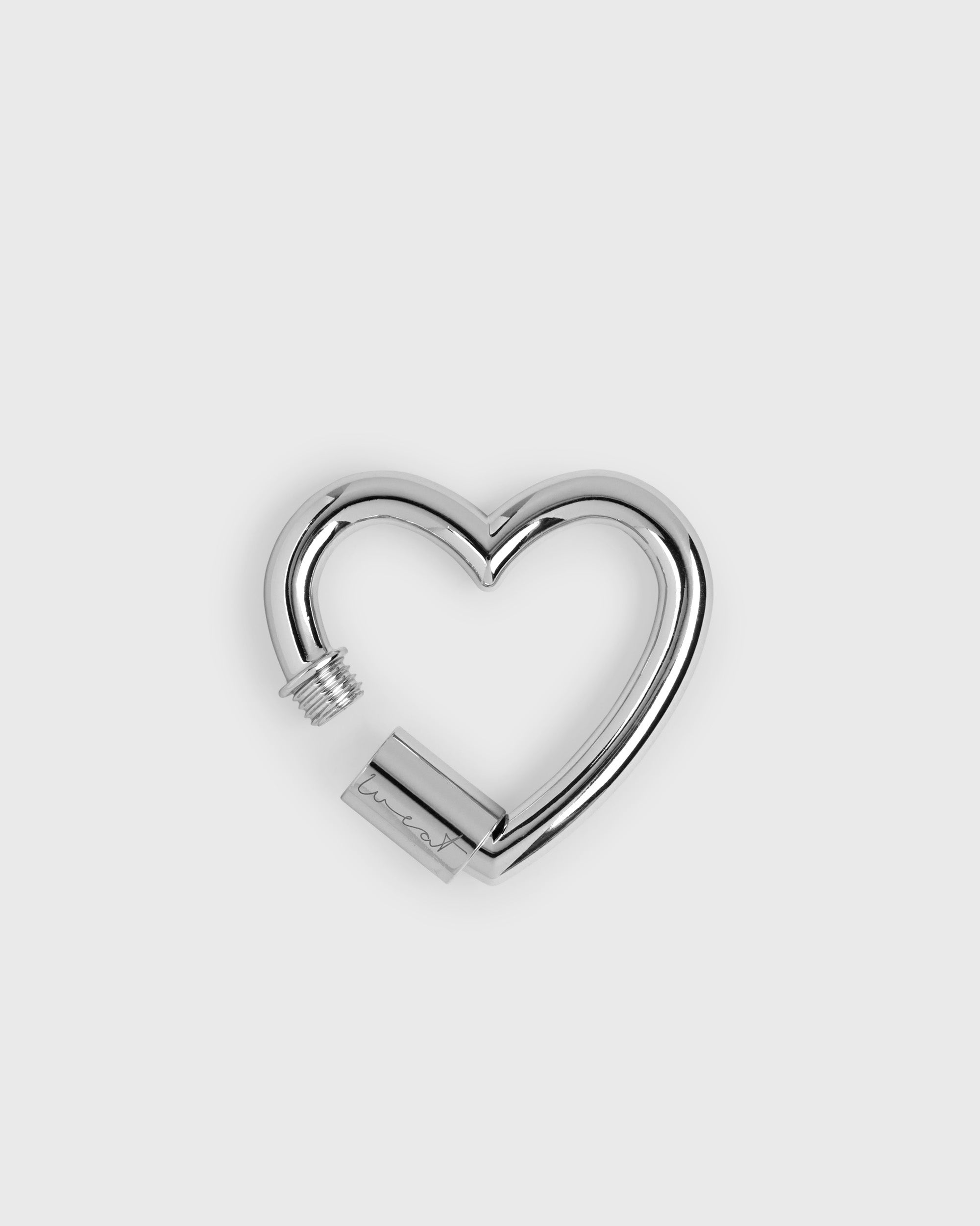 Heart Carabiner - Silver