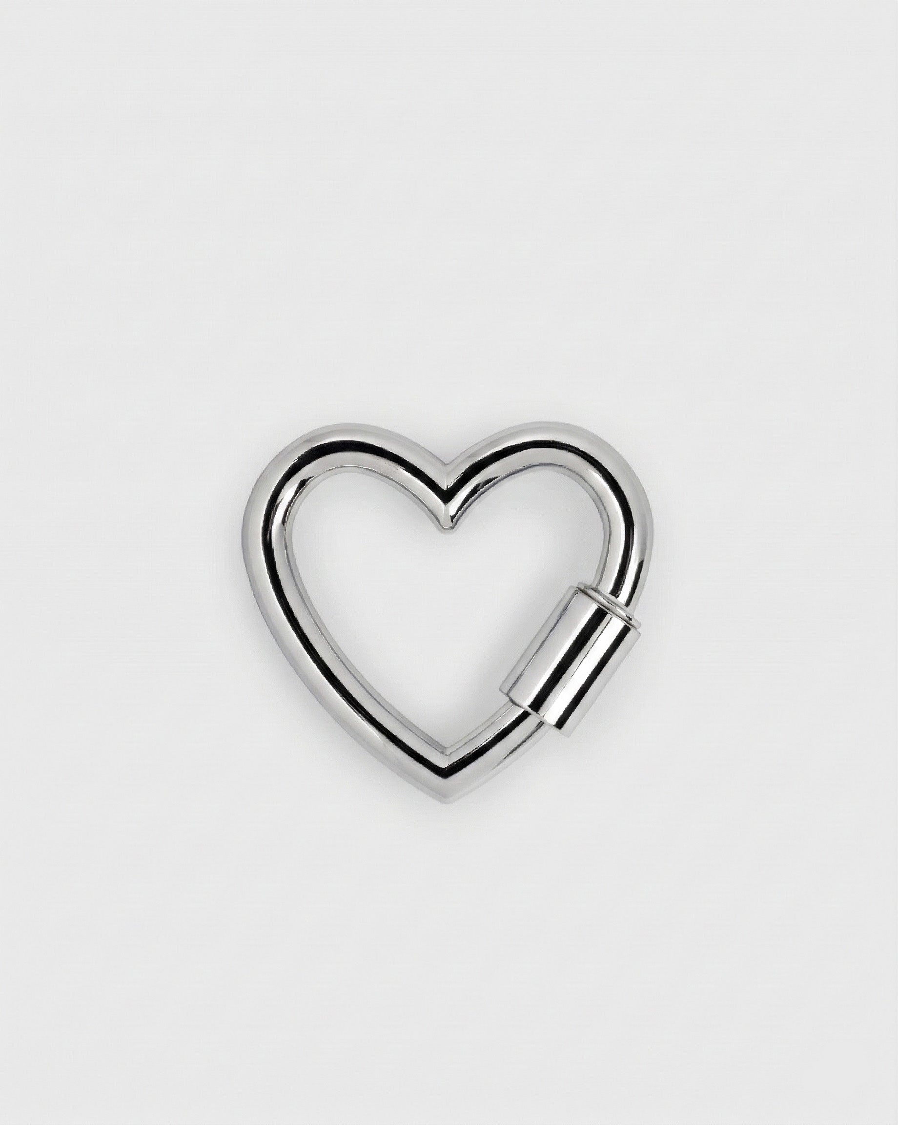 Heart Carabiner - Silver