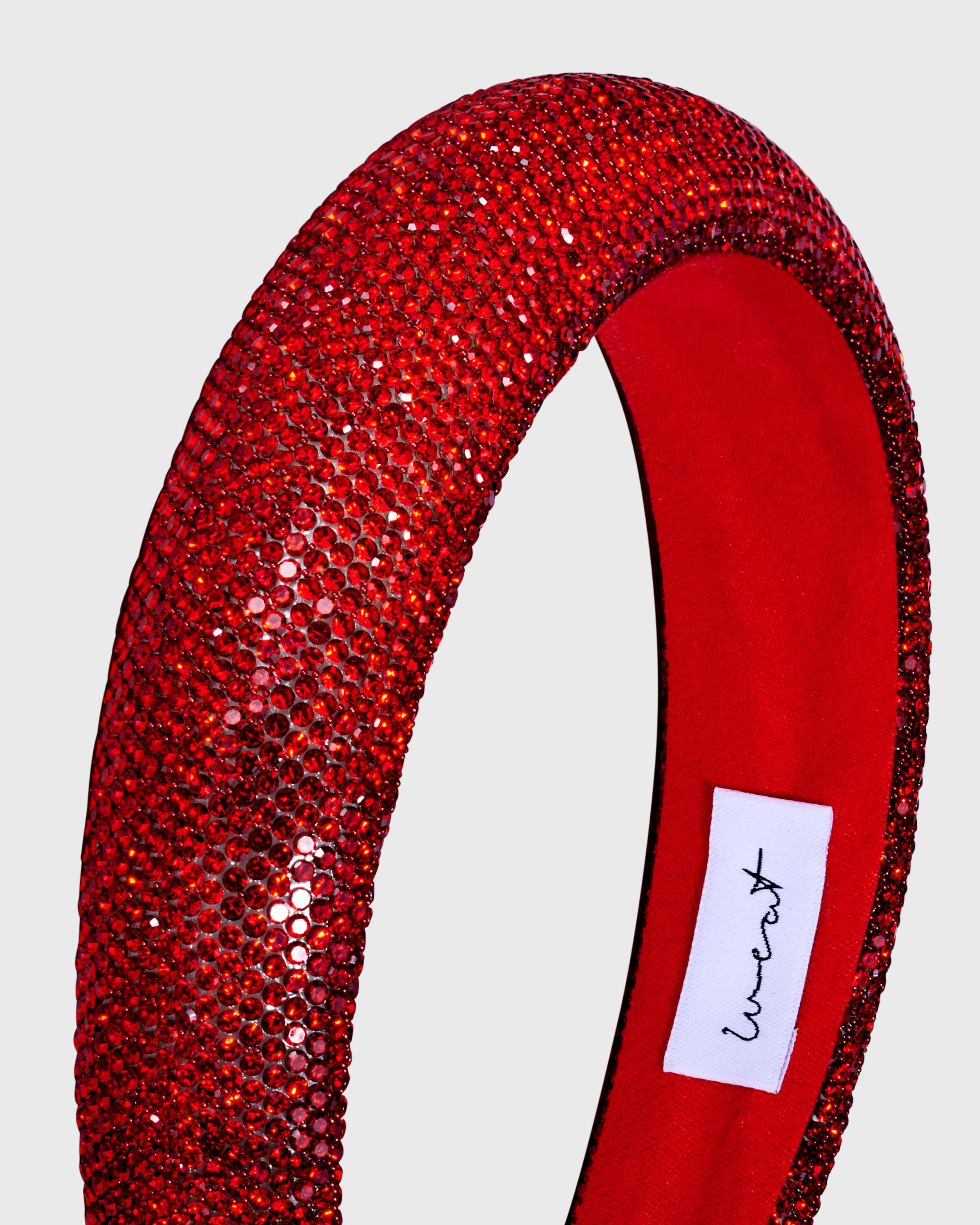 Headband Crystal Grande Red