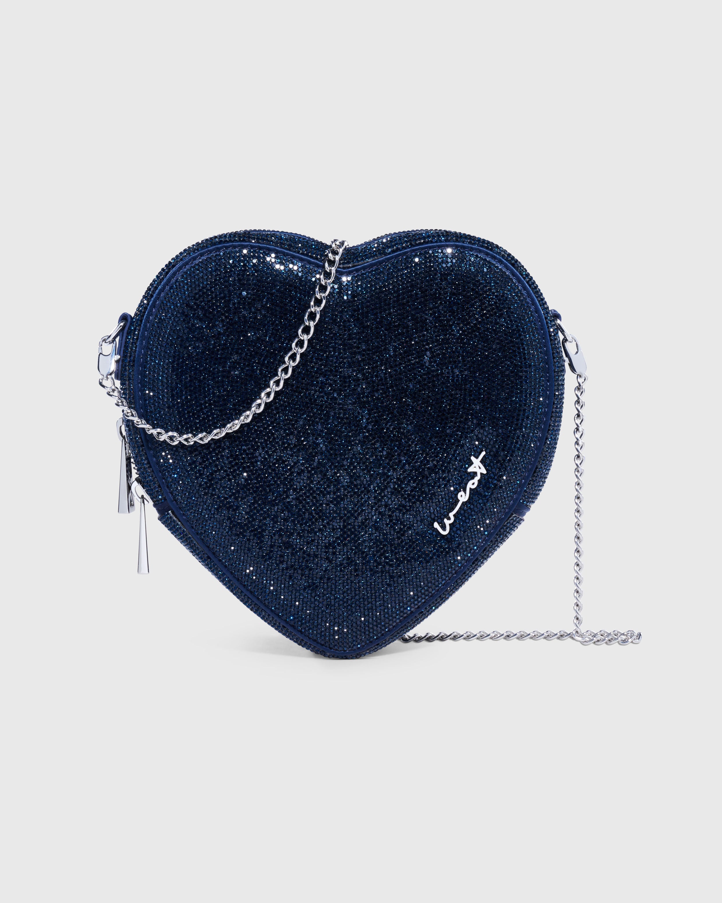 Big Heart Bag Crystal Midnight Blue