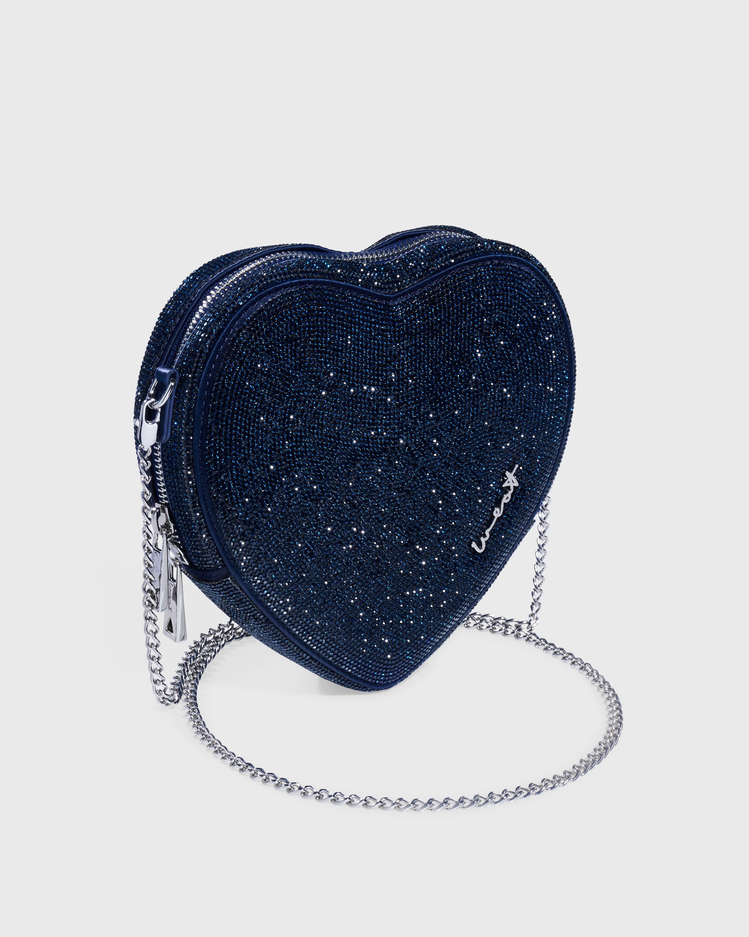 Big Heart Bag Crystal Midnight Blue