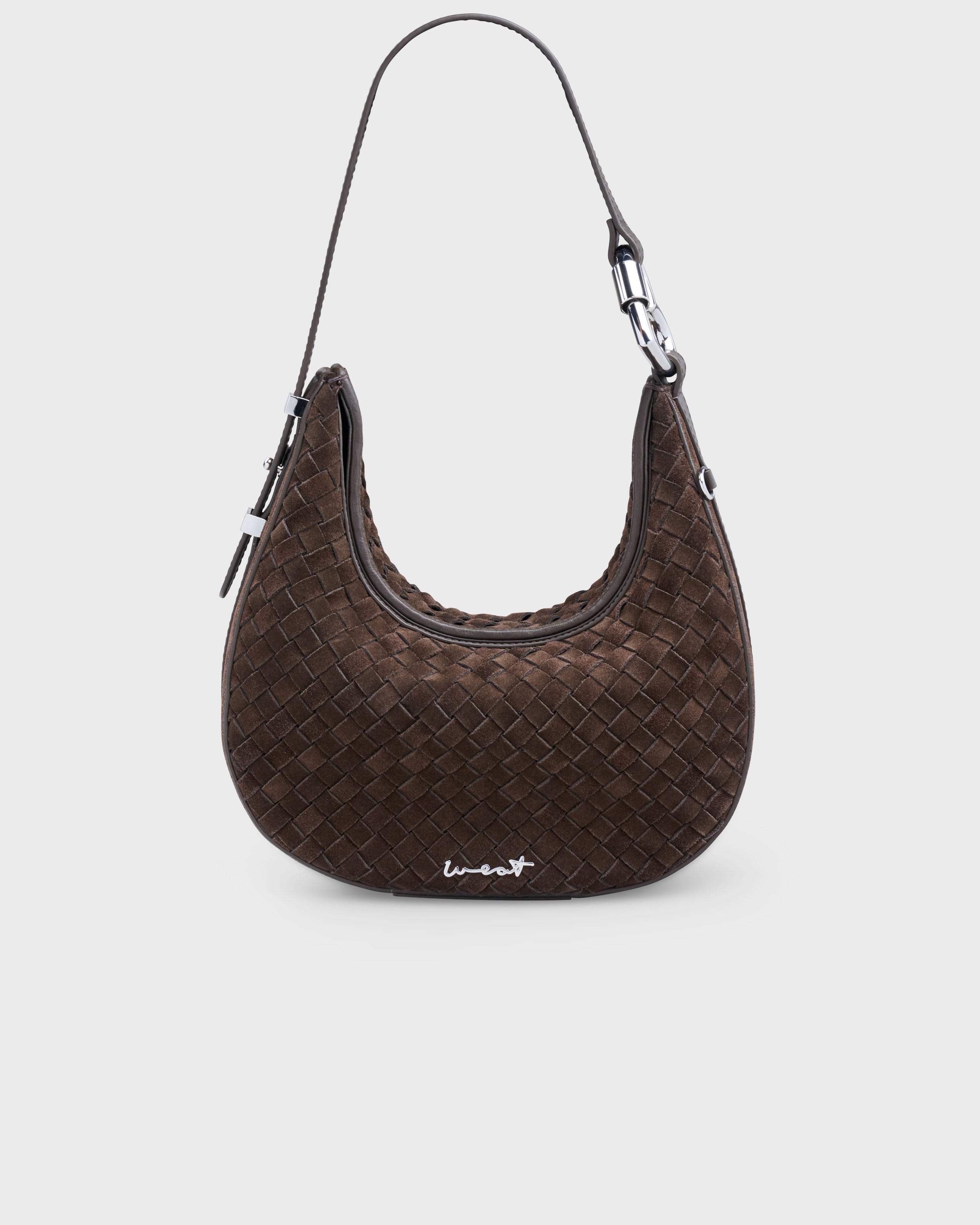 Halfmoon Bag Braided Chocolate