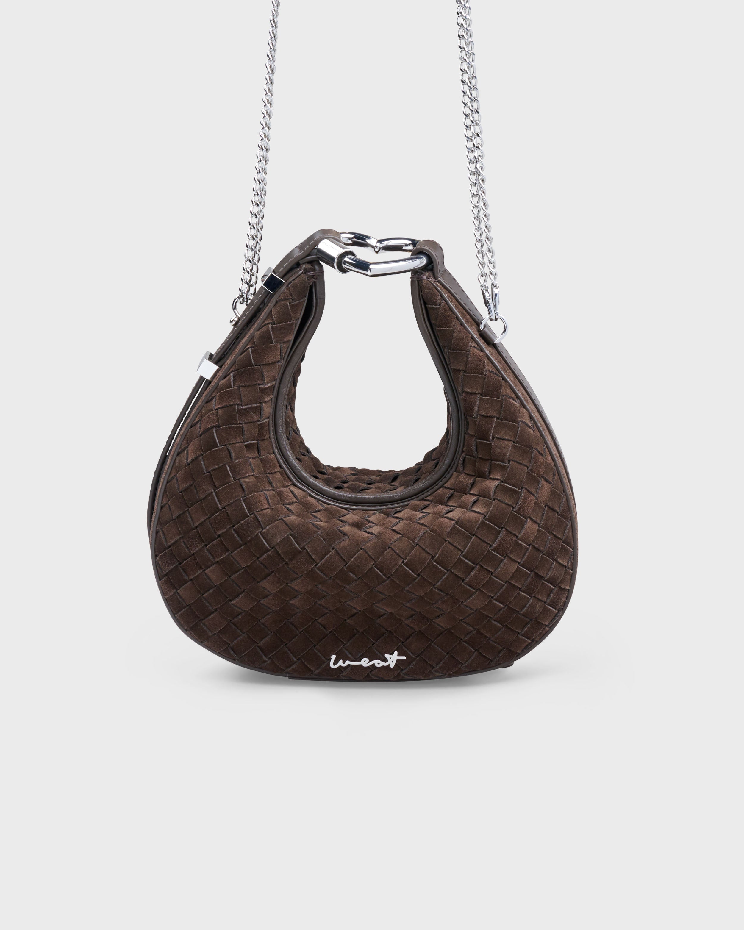 Halfmoon Bag Braided Chocolate