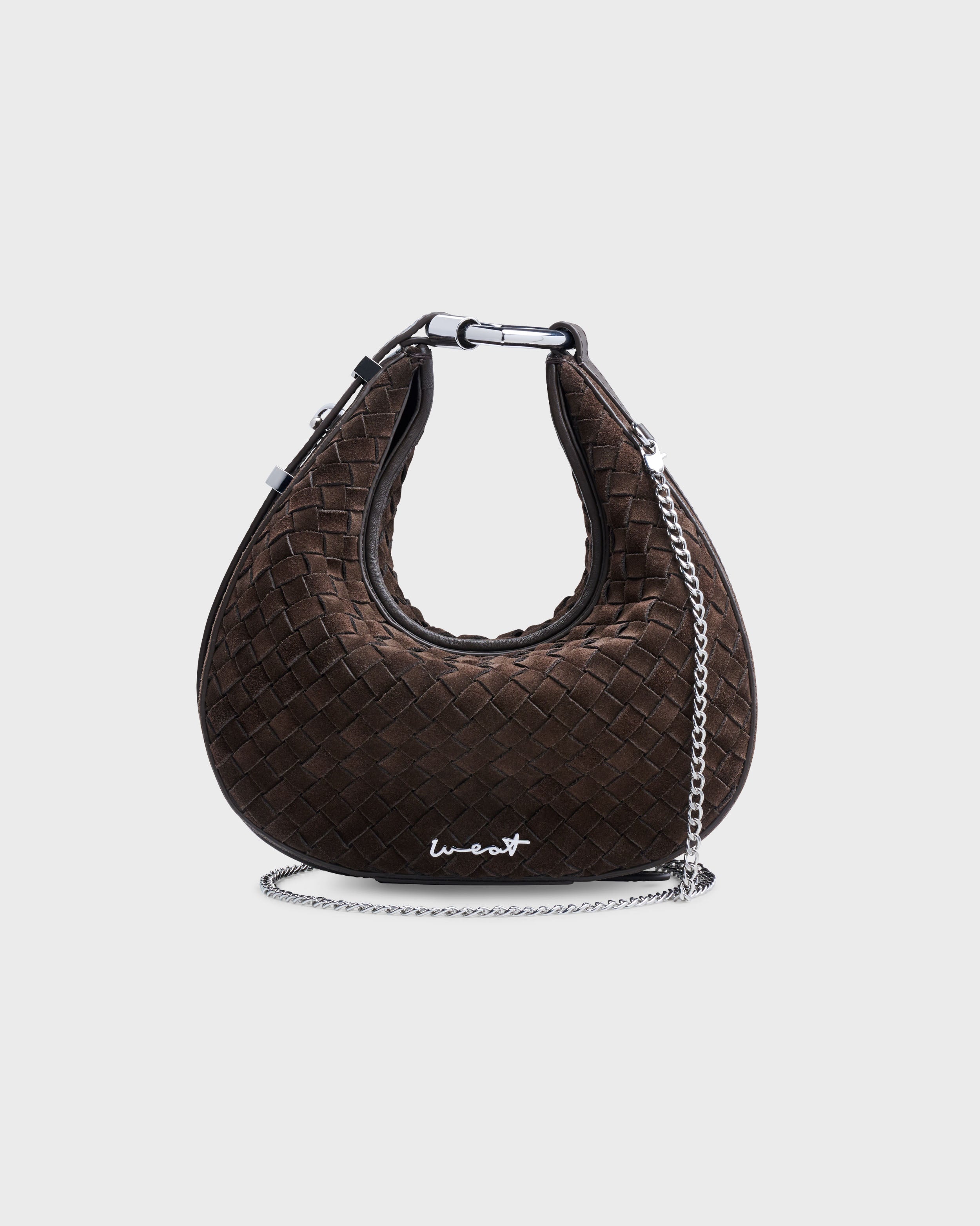 Halfmoon Bag Braided Chocolate