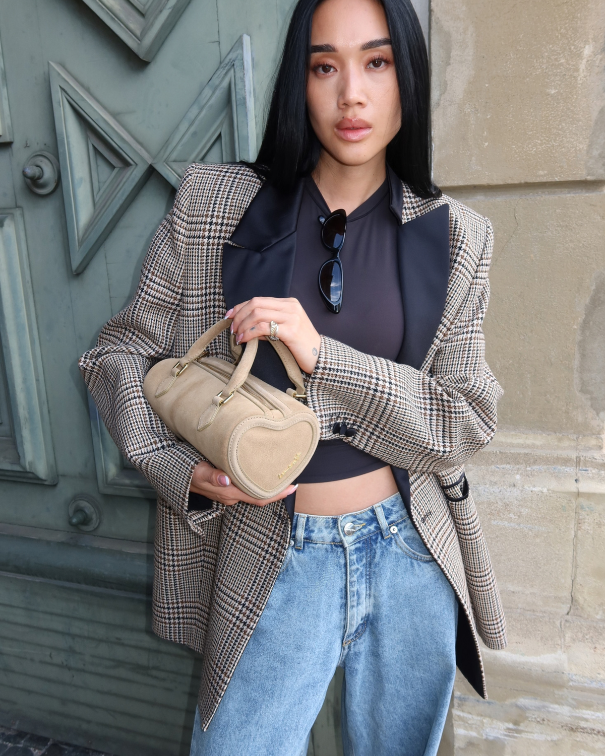 Barrel Heart Bag Camel