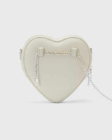 Big Heart Bag Ivory Silver