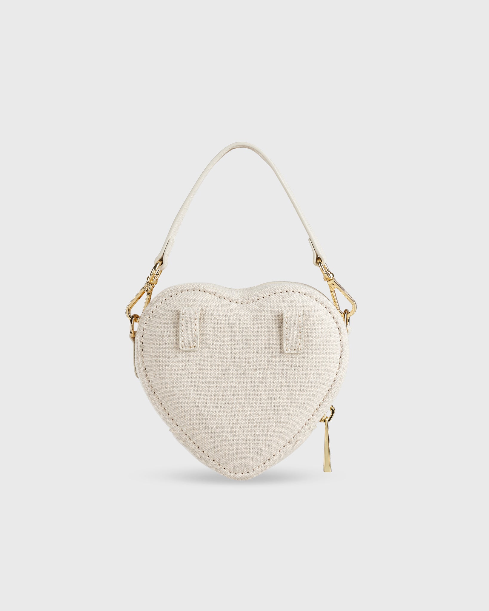 Mini Heart Bag Linen