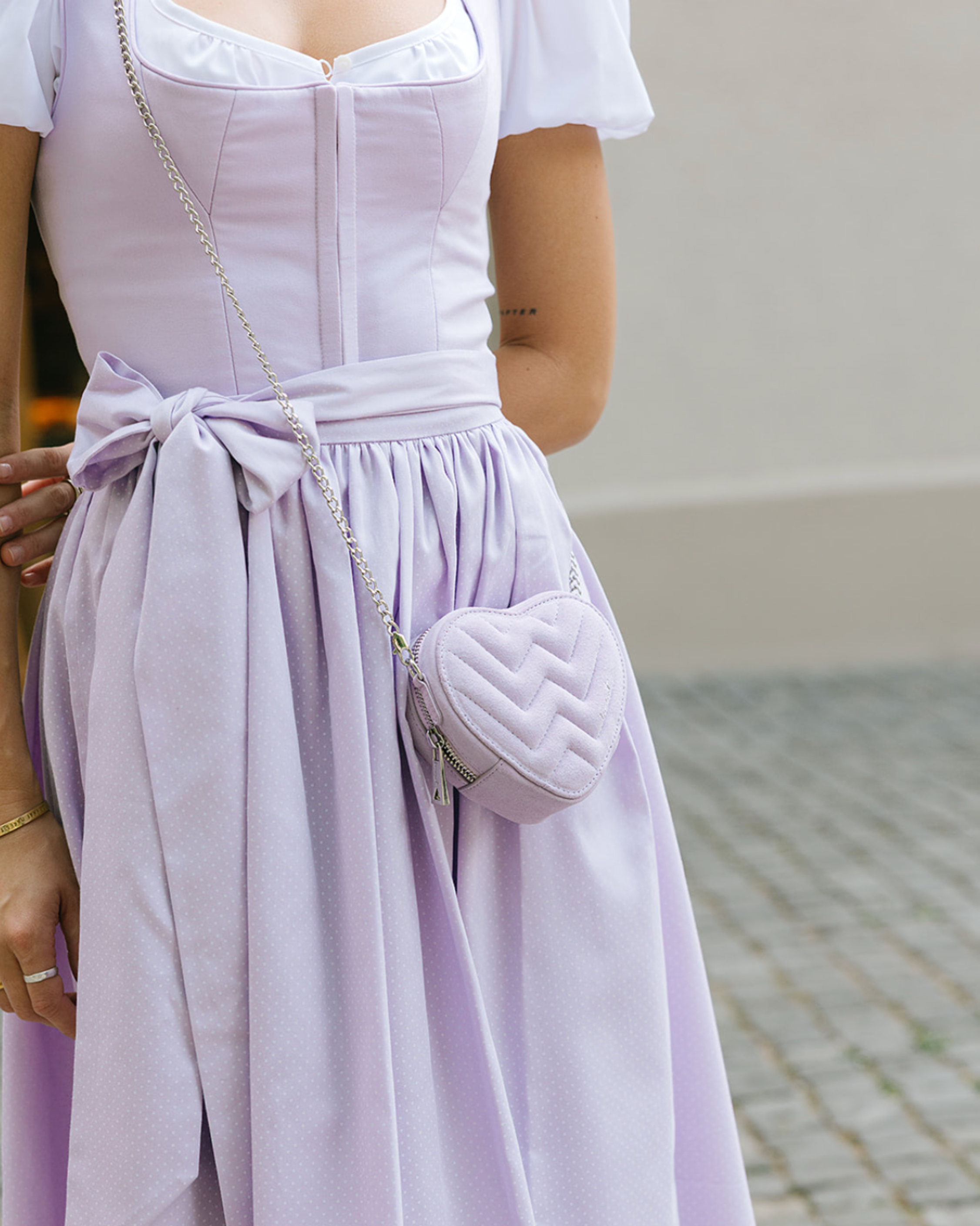 Mini Heart Bag Violet