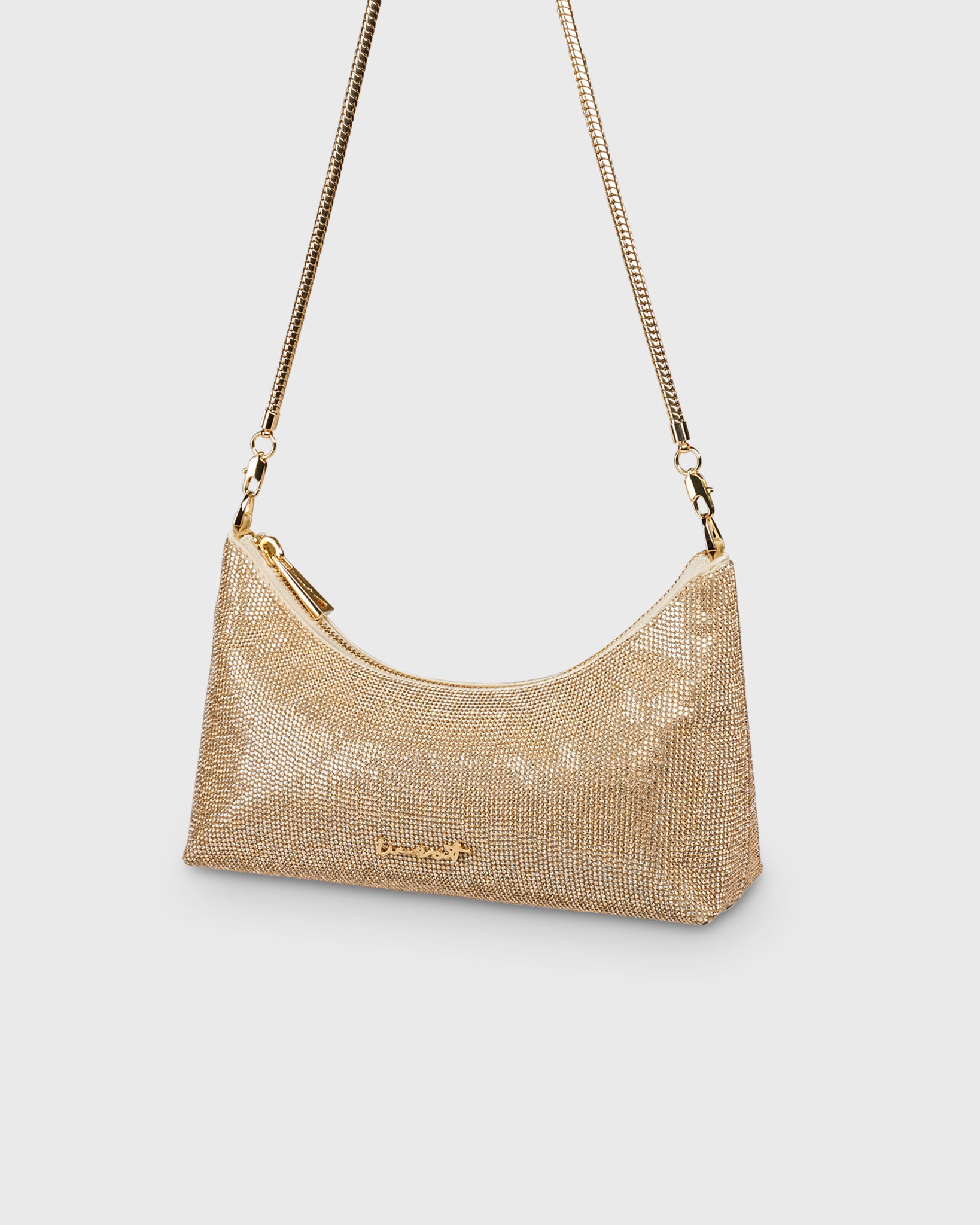 Baguette Bag Crystal Champagne