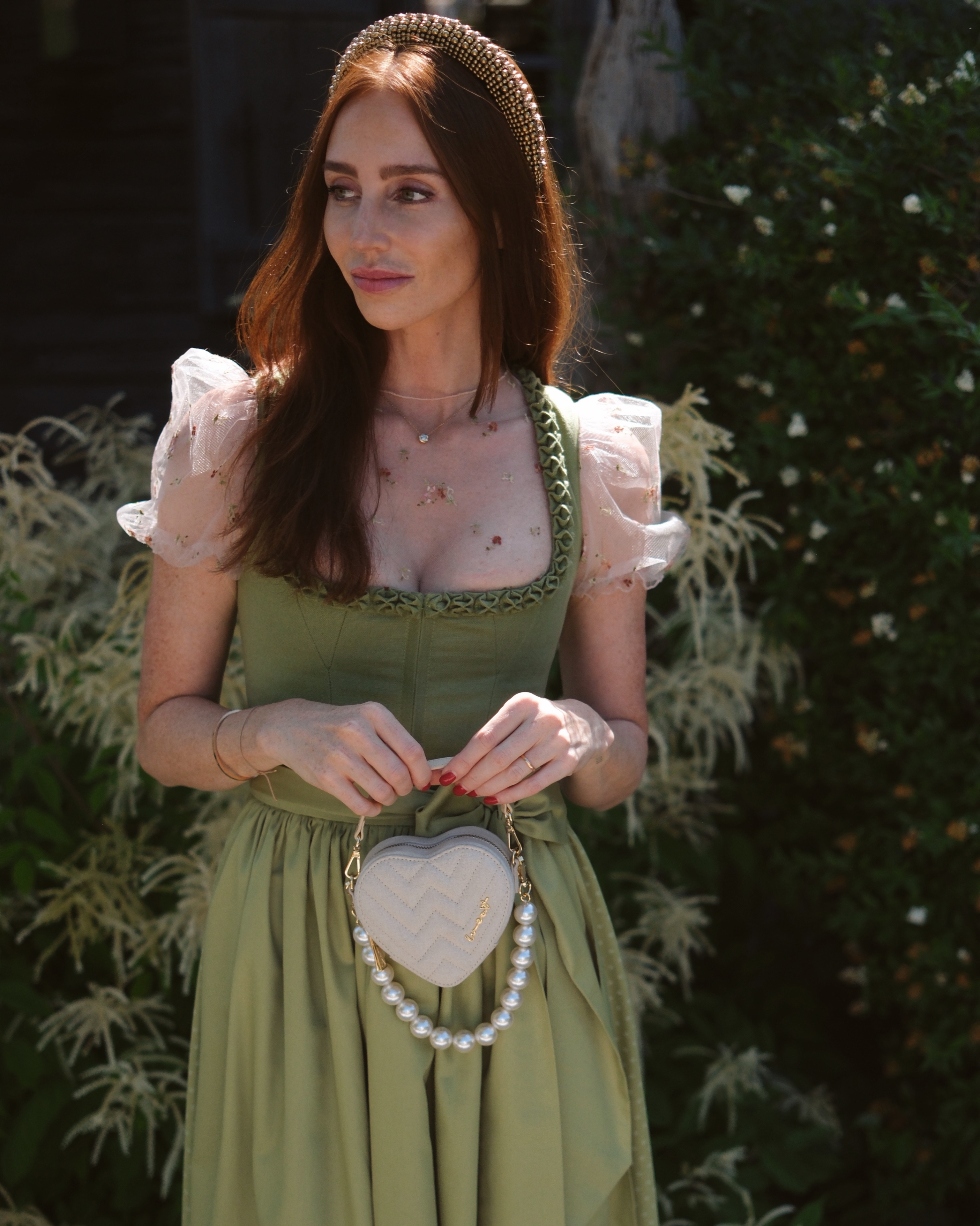 Mini Heart Bag Linen