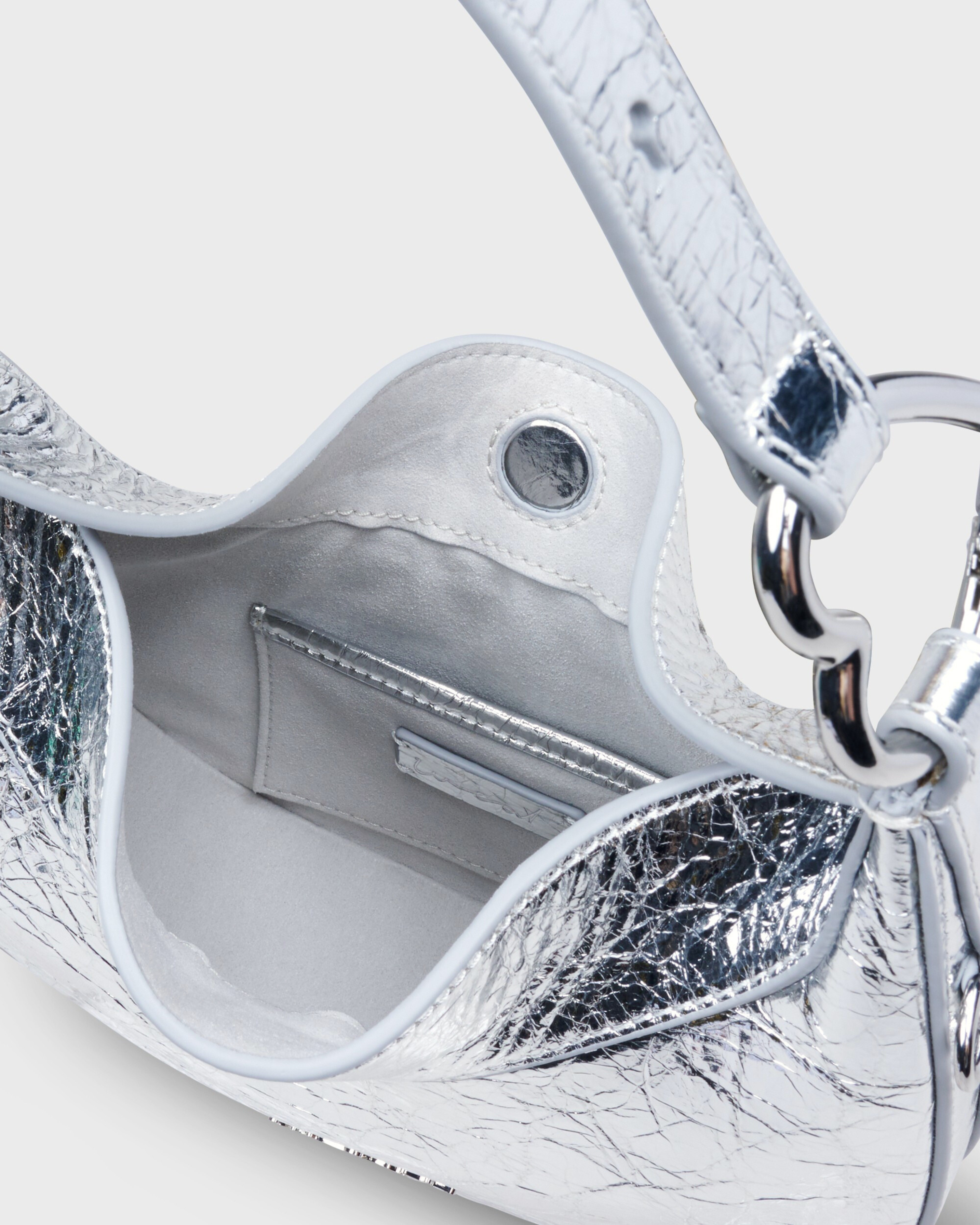 Mini Halfmoon Bag Silver