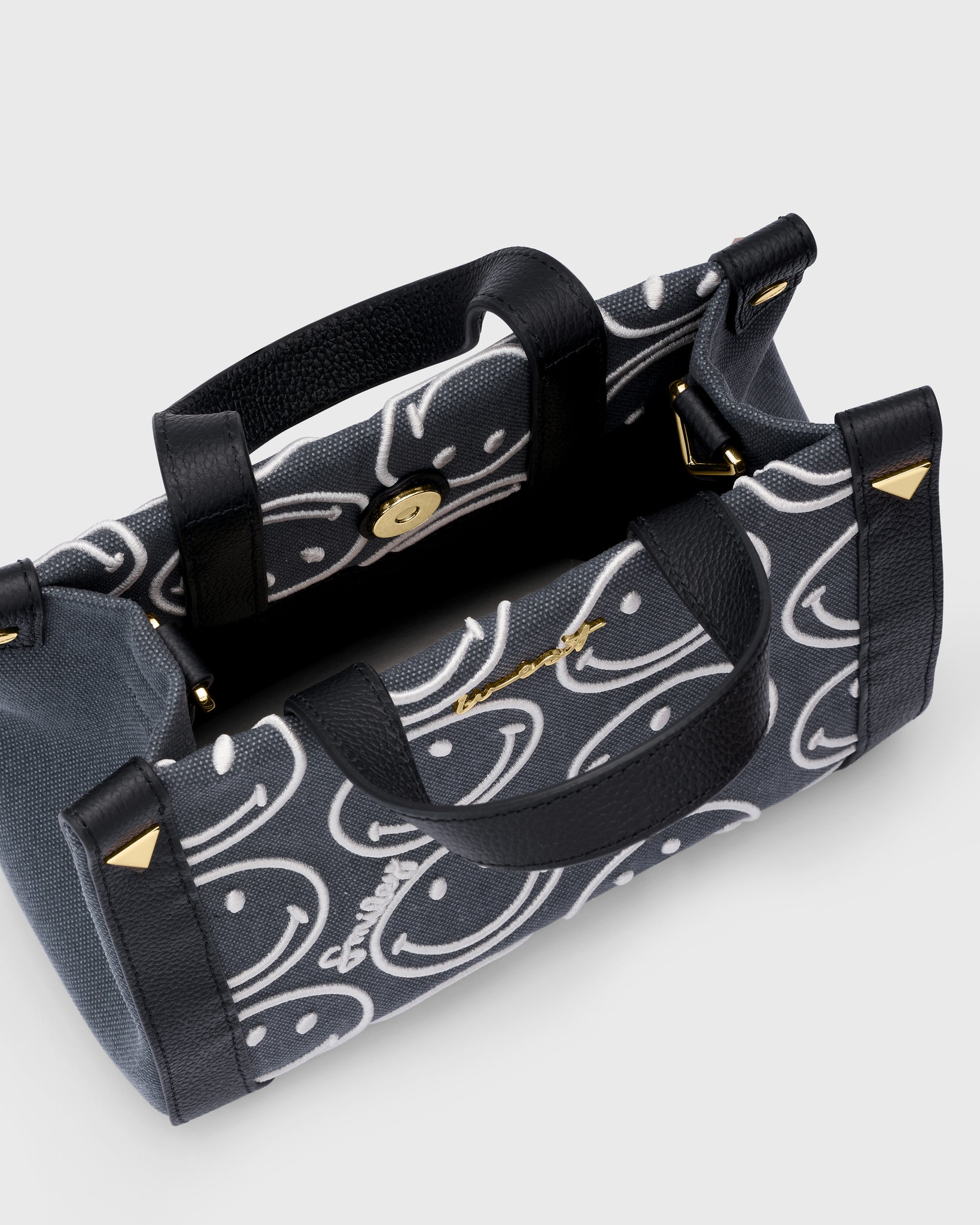 Mini Tote Smiley® Black