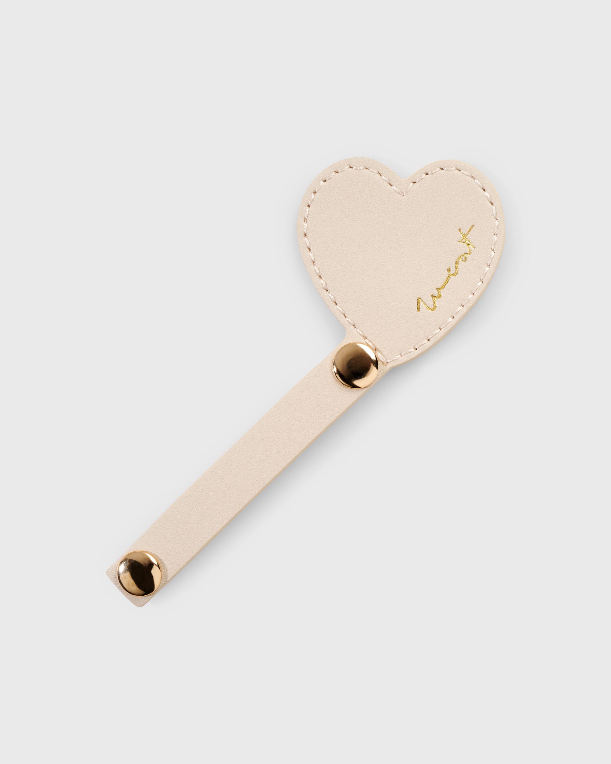 Heart Tag Taupe