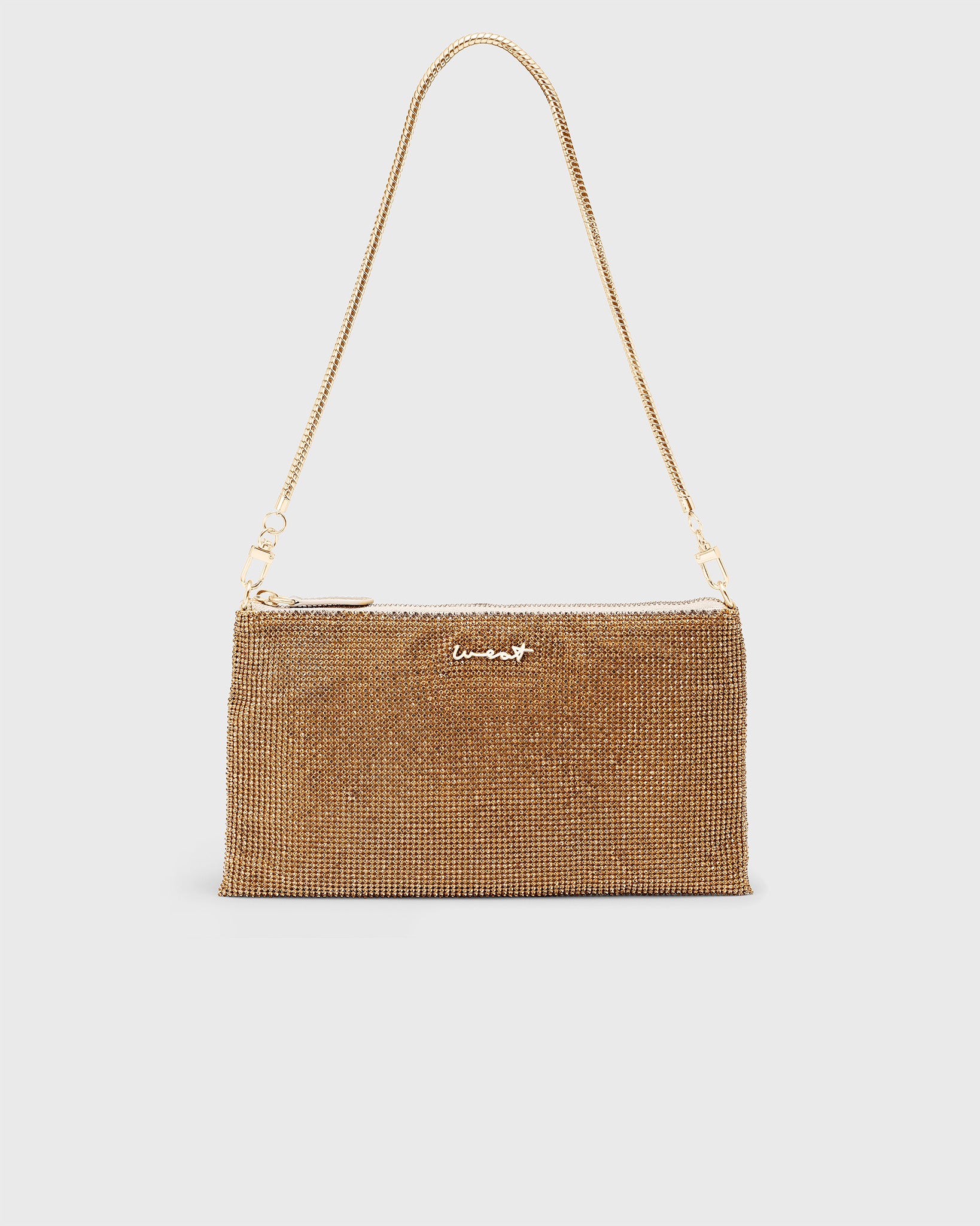 Crepe Bag Crystal Gold