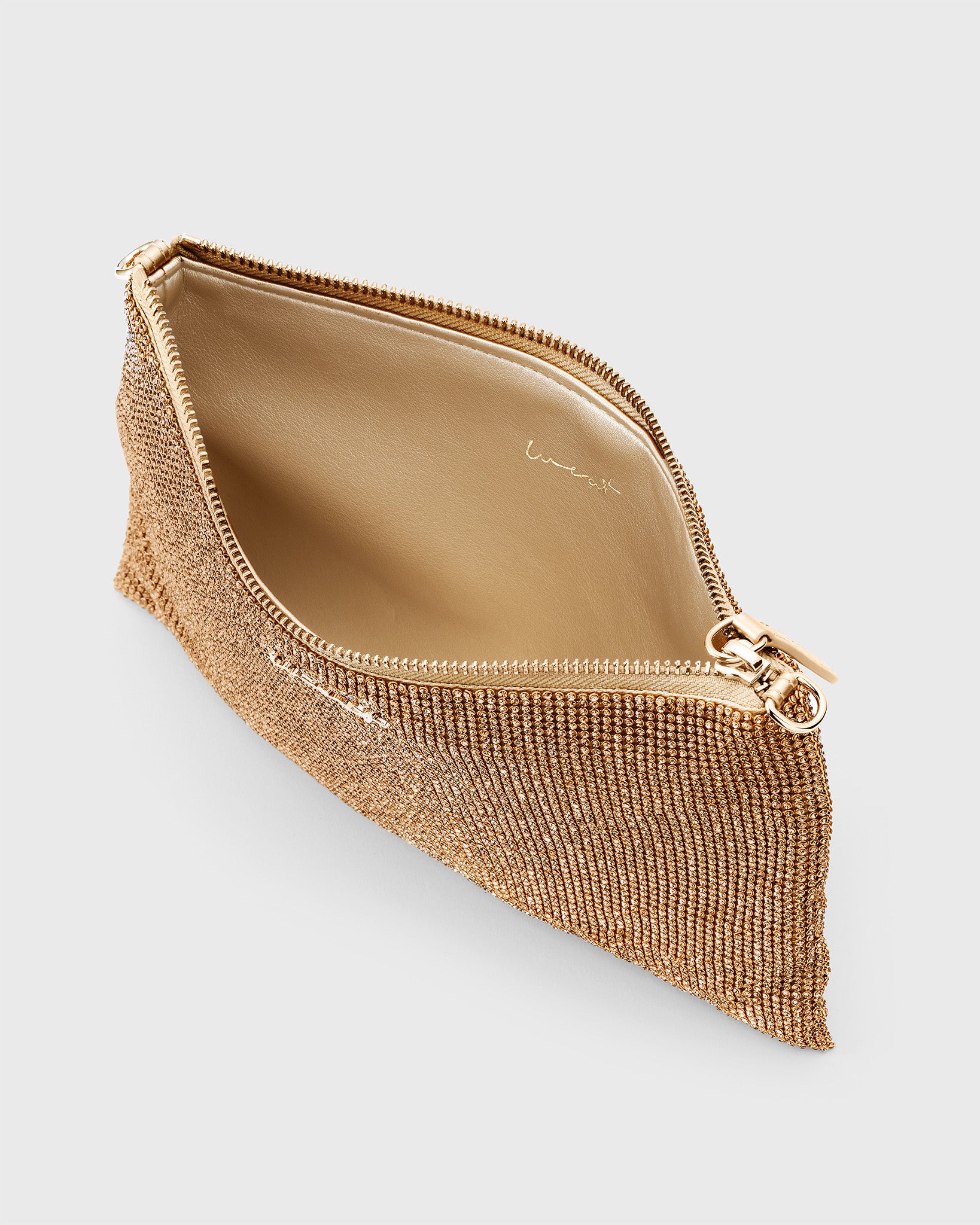 Crepe Bag Crystal Gold