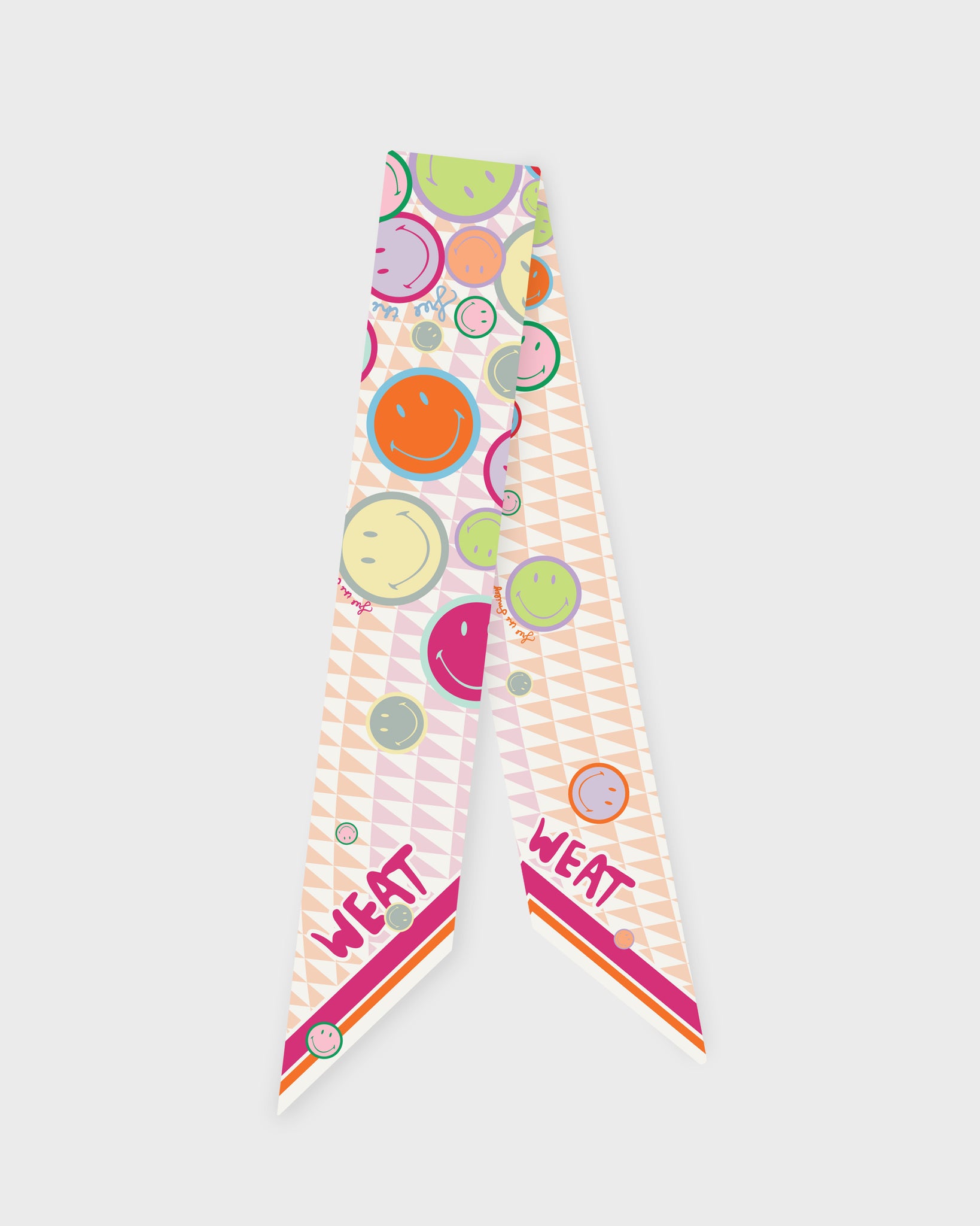 Twilly Silk Smiley® Pink Fusion