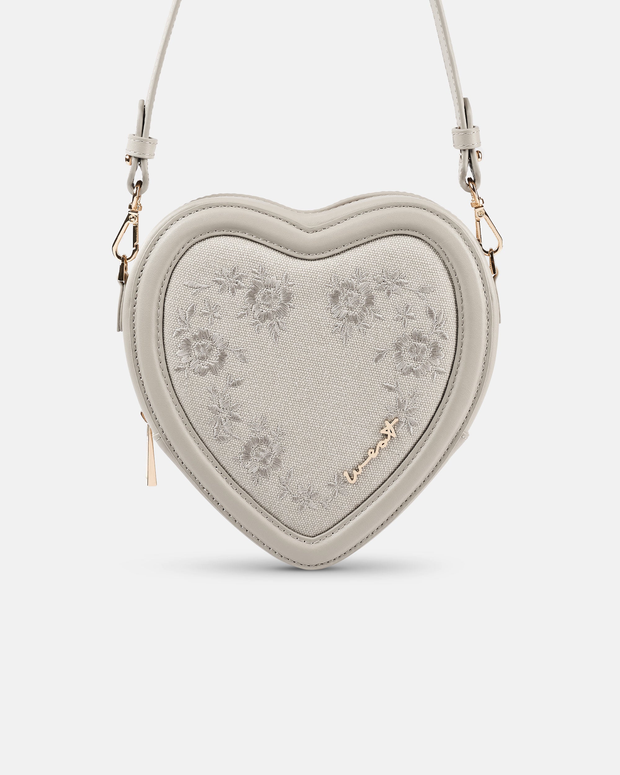 Big Heart Bag Embroidery Clay