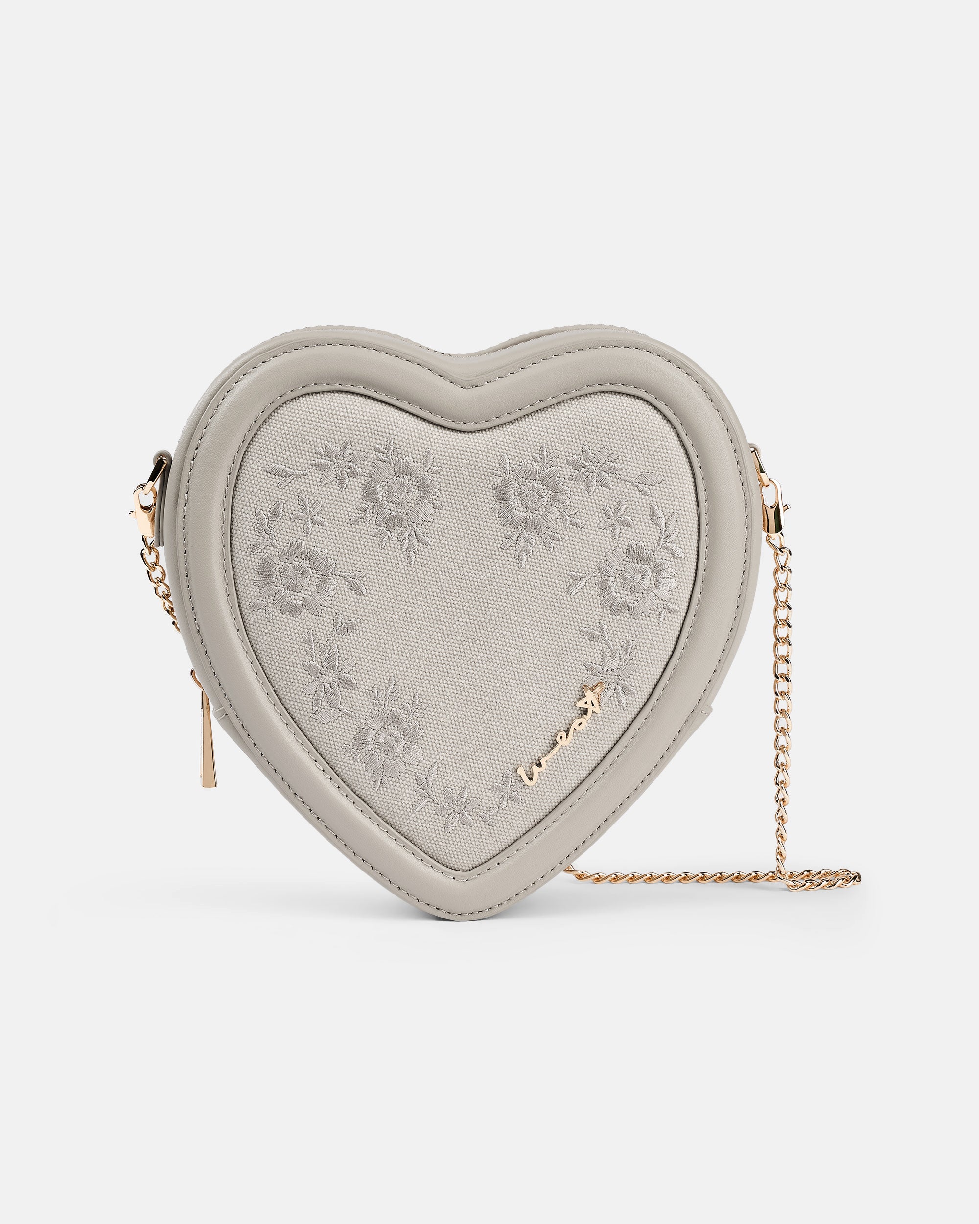 Big Heart Bag Embroidery Clay
