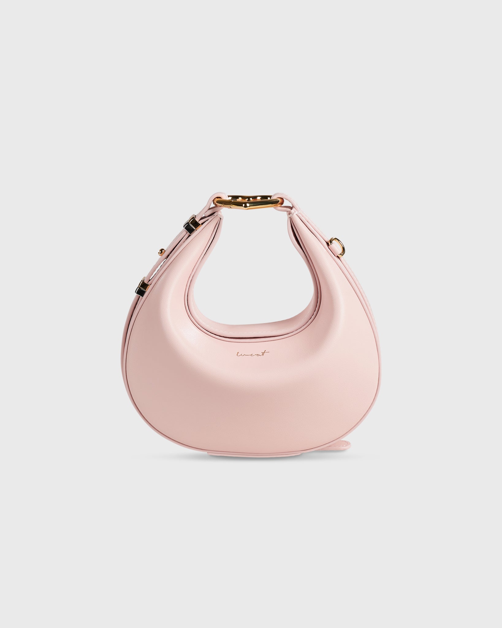 no.0192 フレンチポップなhalf moon Mini Halfmoon Bag Rosé