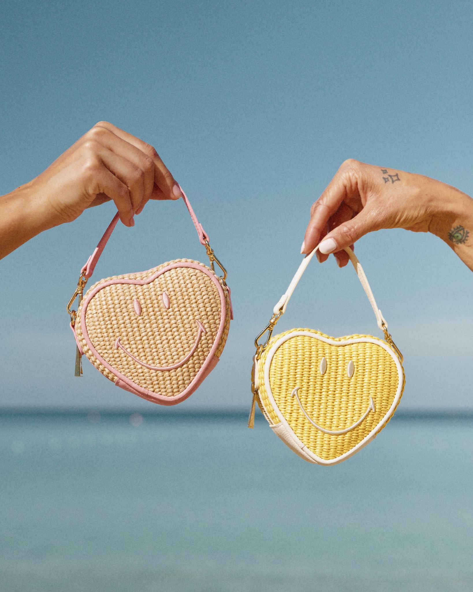 Mini Heart Bag Smiley® Pink