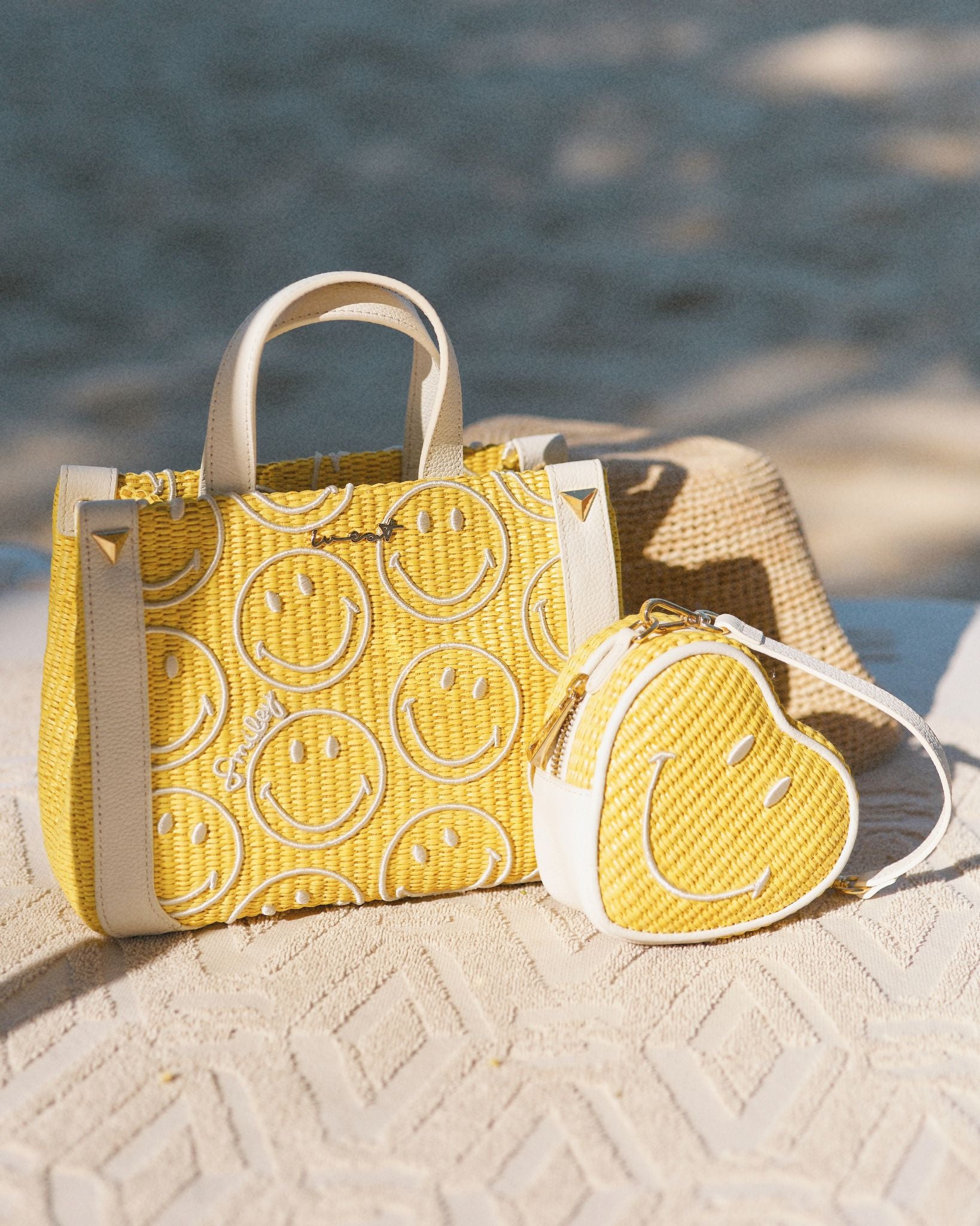 Mini Heart Bag Smiley® Lemon