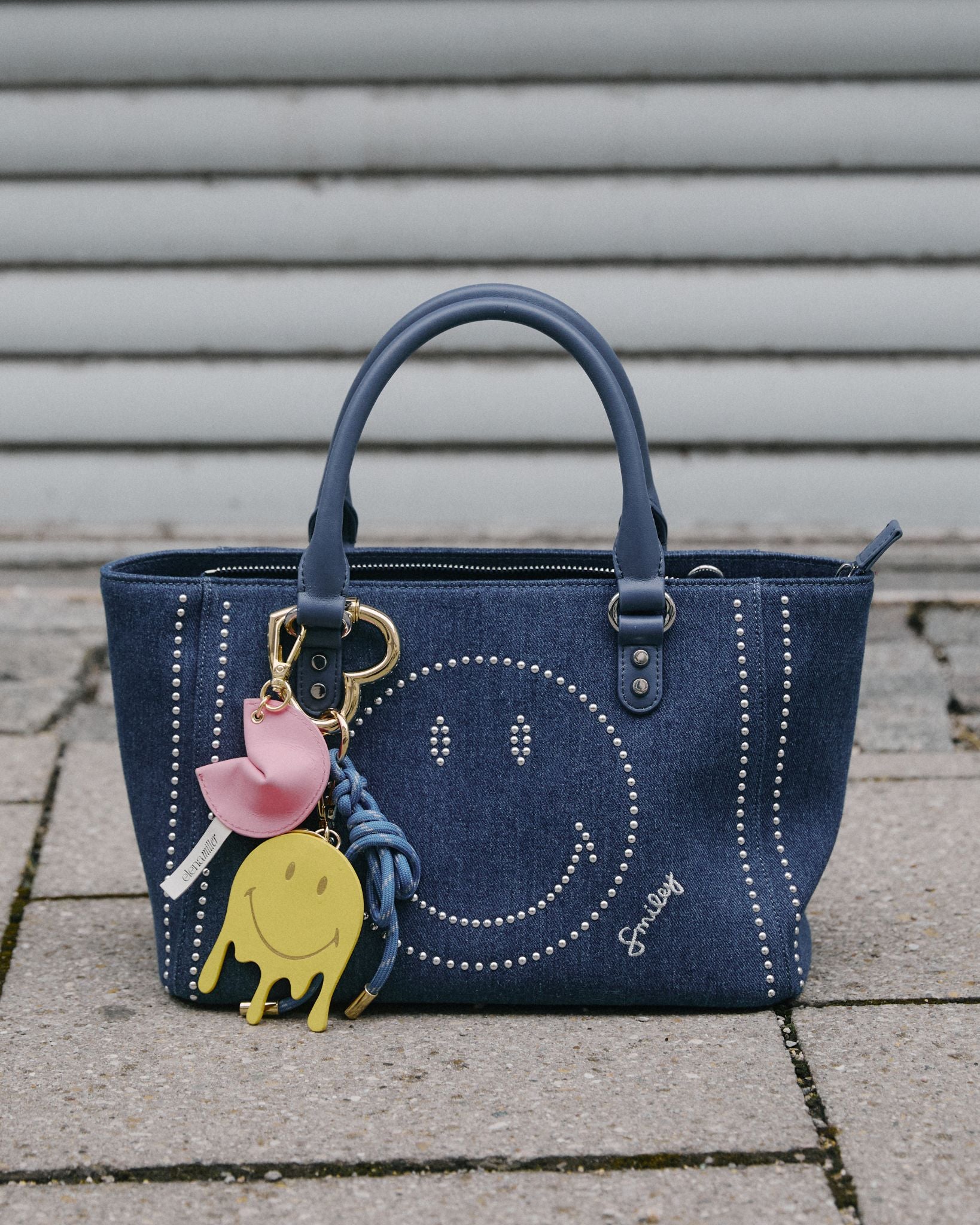 Keyring Smiley® Drip Lemon