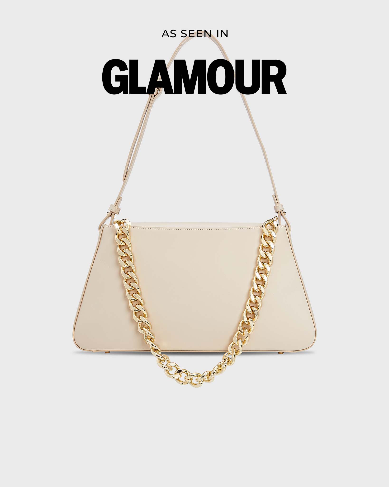 Big Rio Shoulder Bag Nude Gold