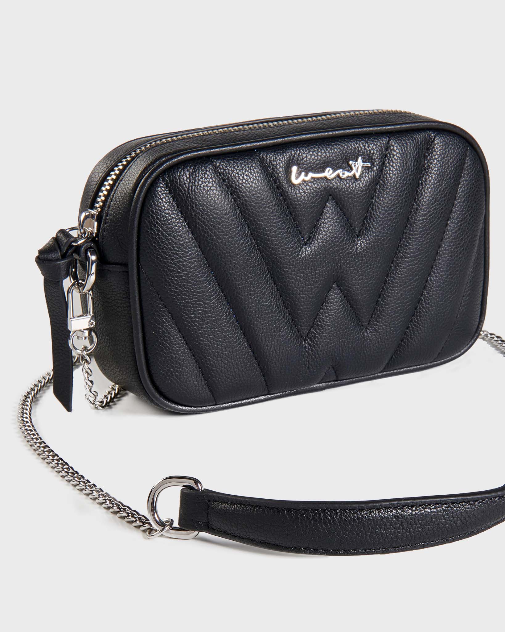 Belt Bag Black Silver