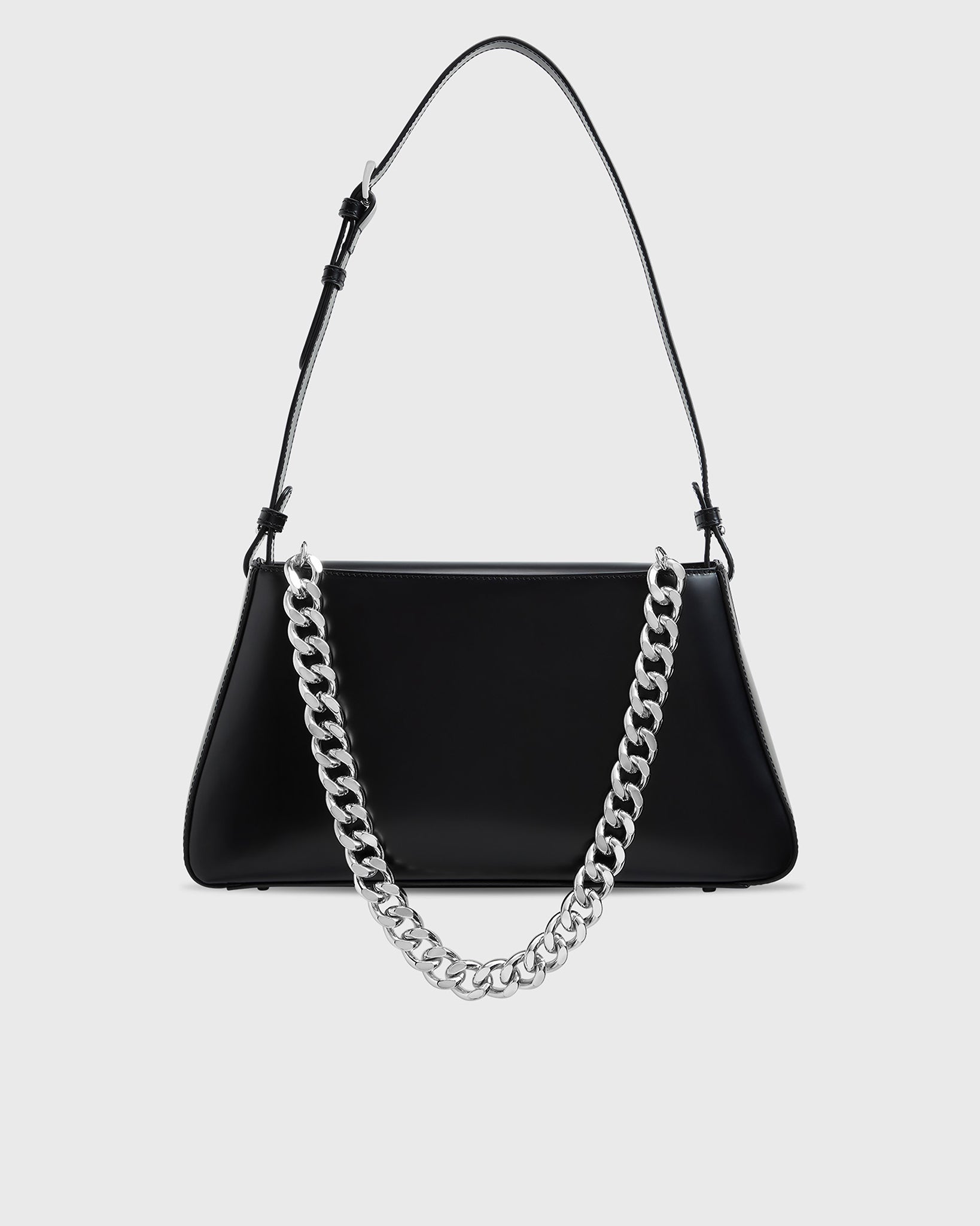 Big Rio Shoulder Bag Black Silver