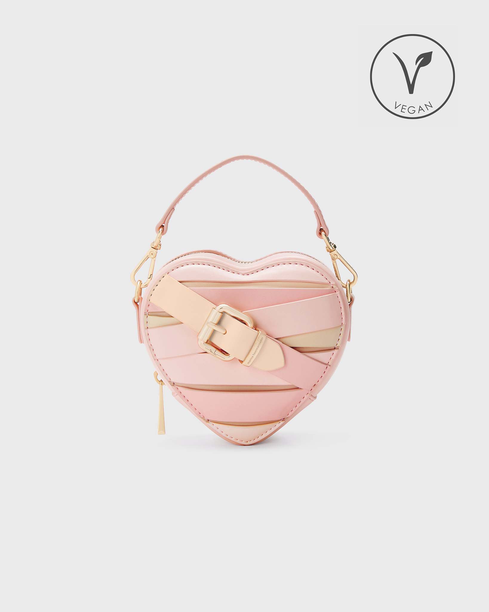 pink heart shaped bag louis