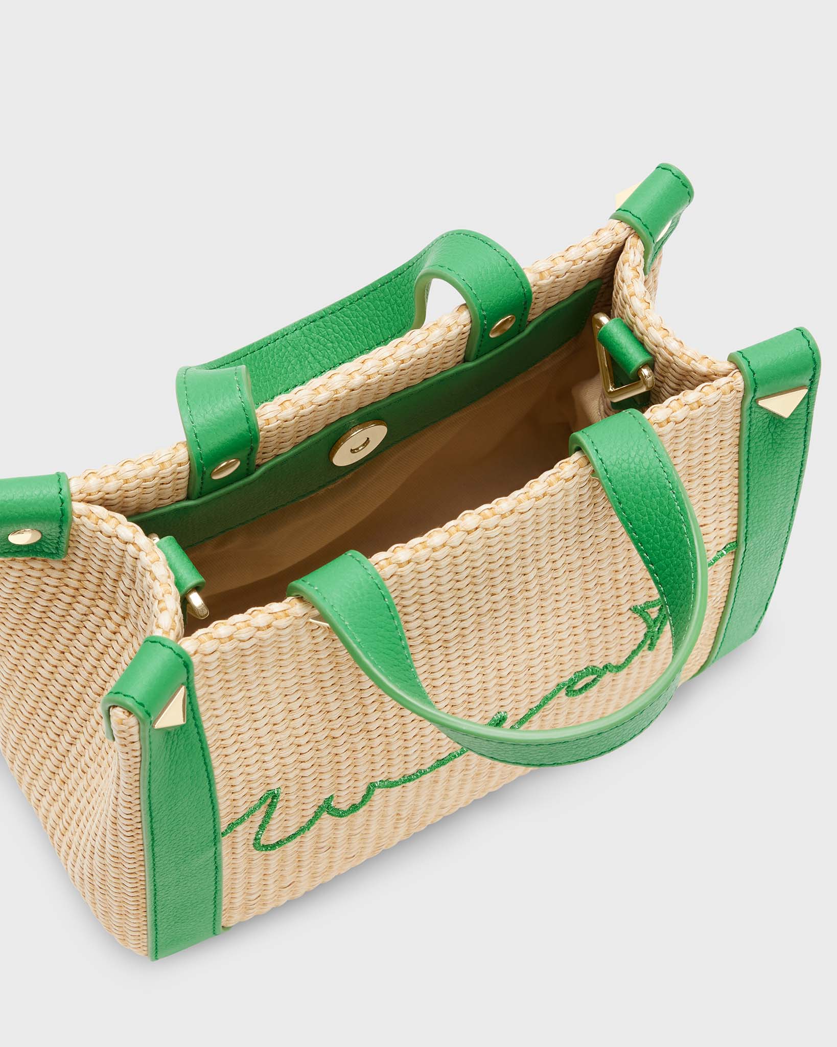 Mini Tote Raffia Avo