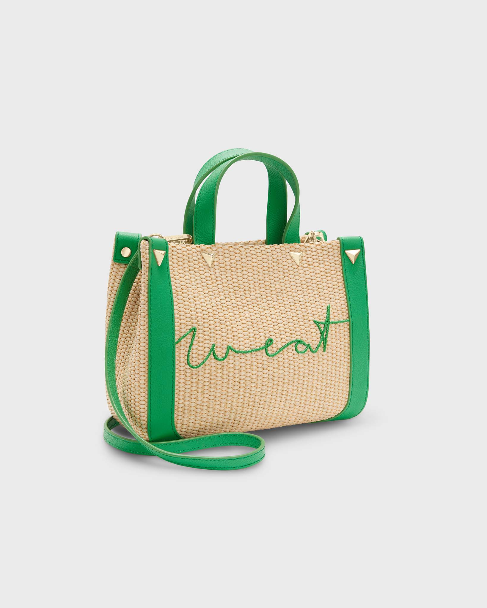 Mini Tote Raffia Avo