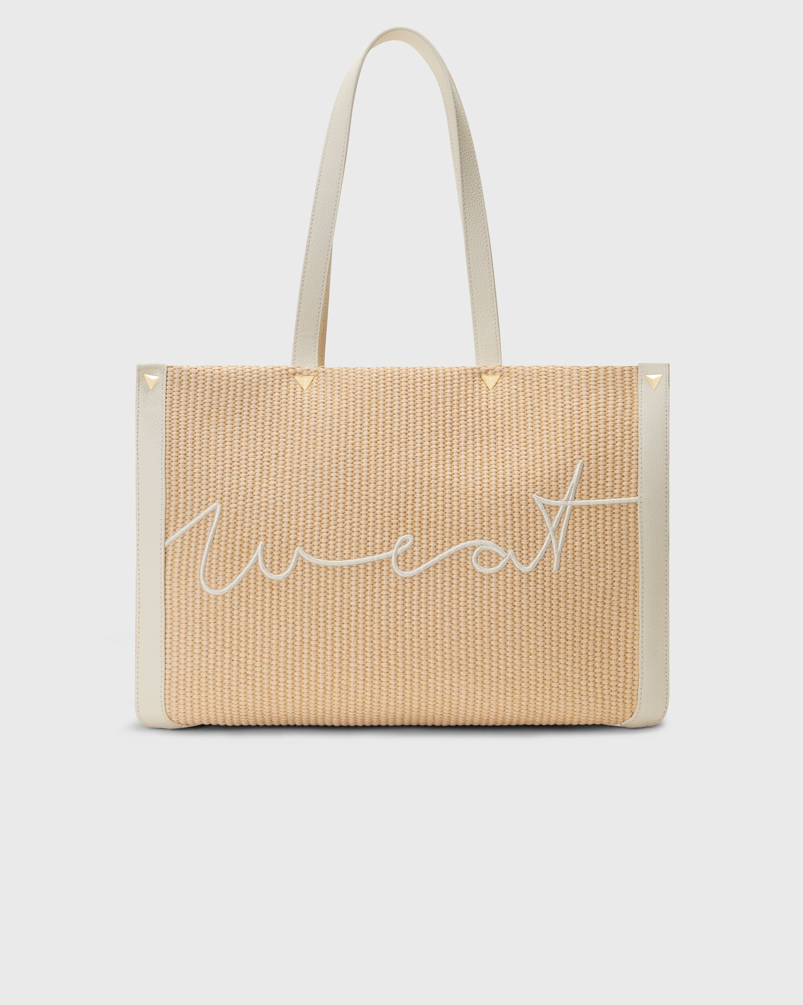 Fashion :: Bags & Purses :: Bandana-Handled Jute Birkin Bag with