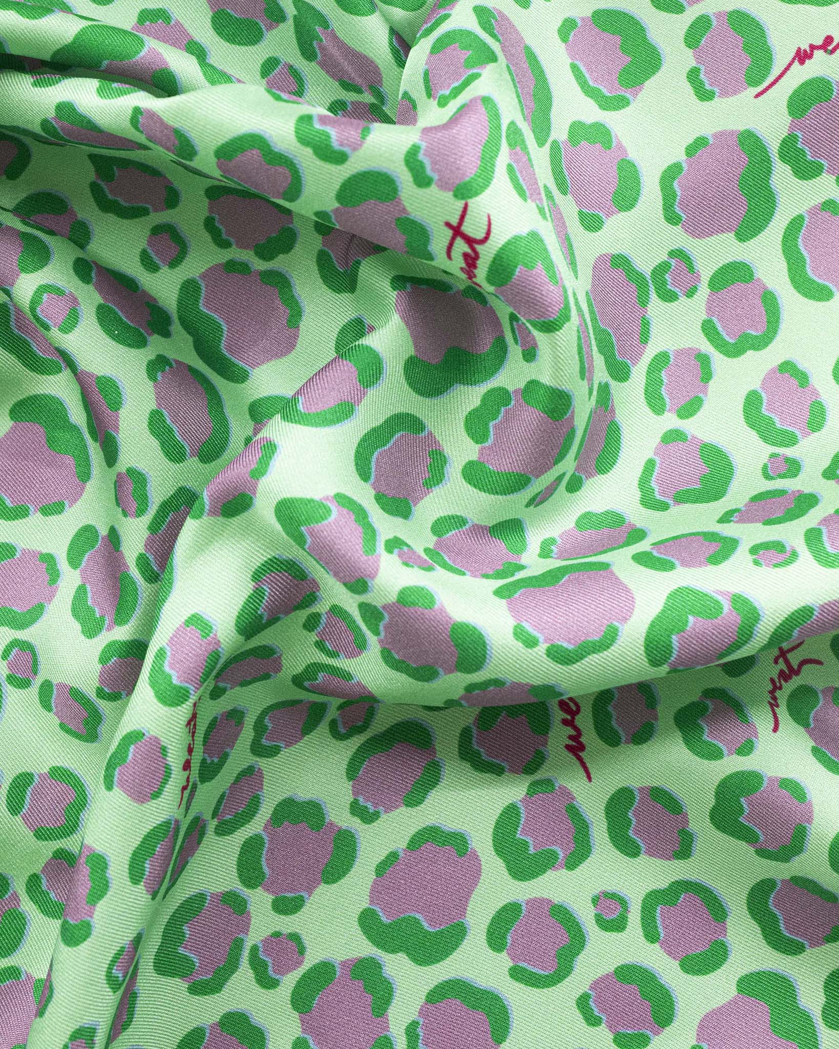 Scarf Silk Leo Green