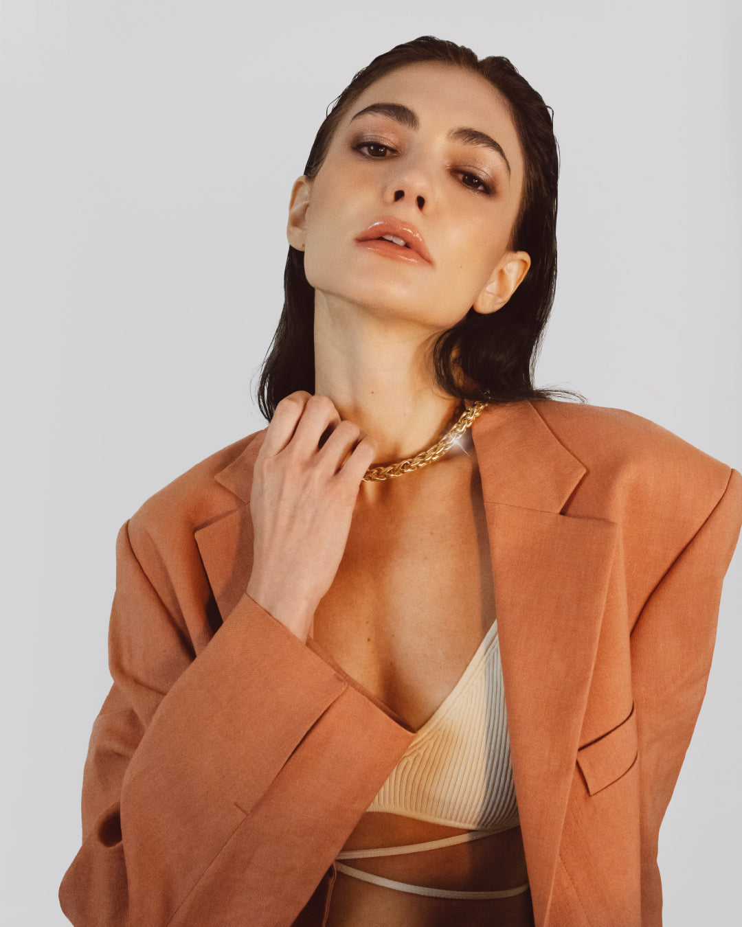 Necklace Braided Gold