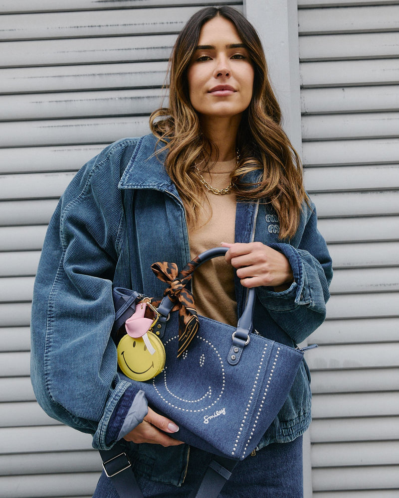 Tote Bag Smiley® Denim Blue