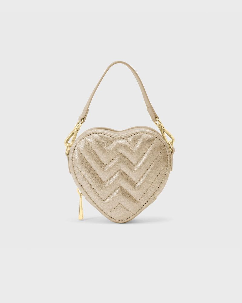 Mini Heart Bag Gold