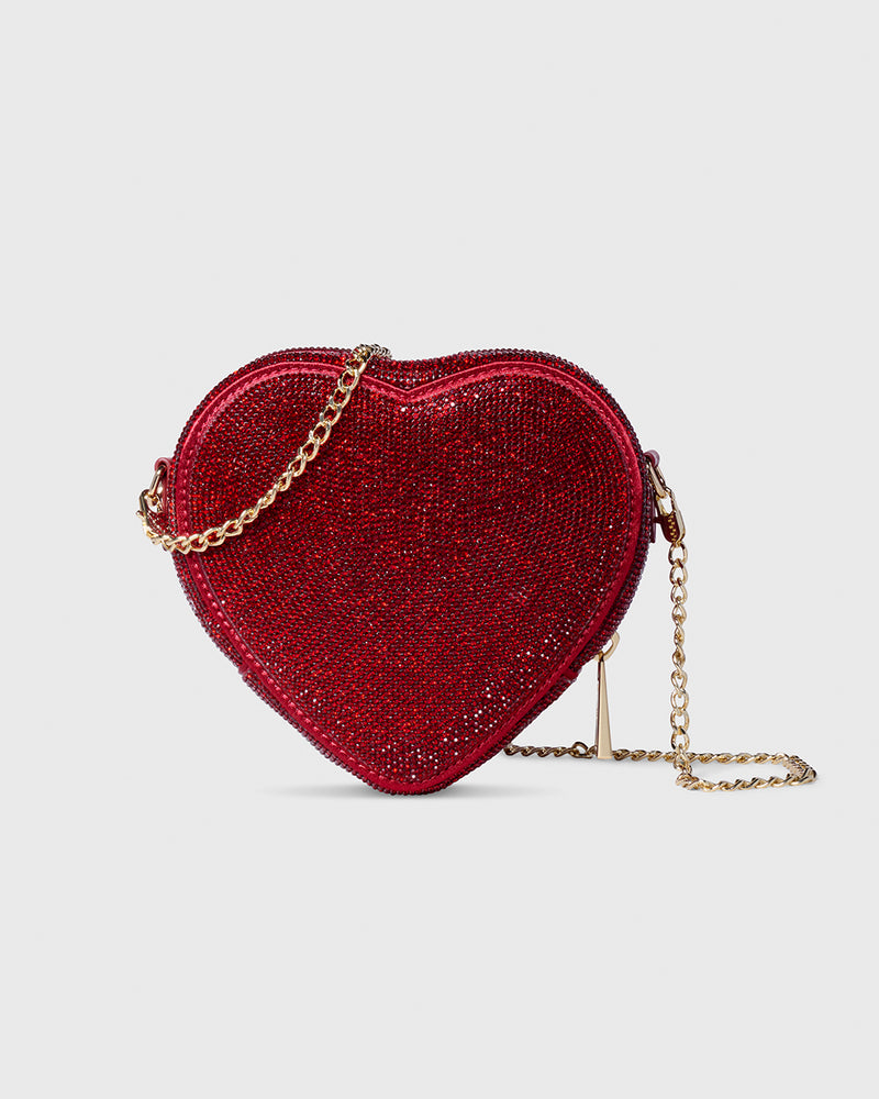 Midi Heart Bag Crystal Lipstick