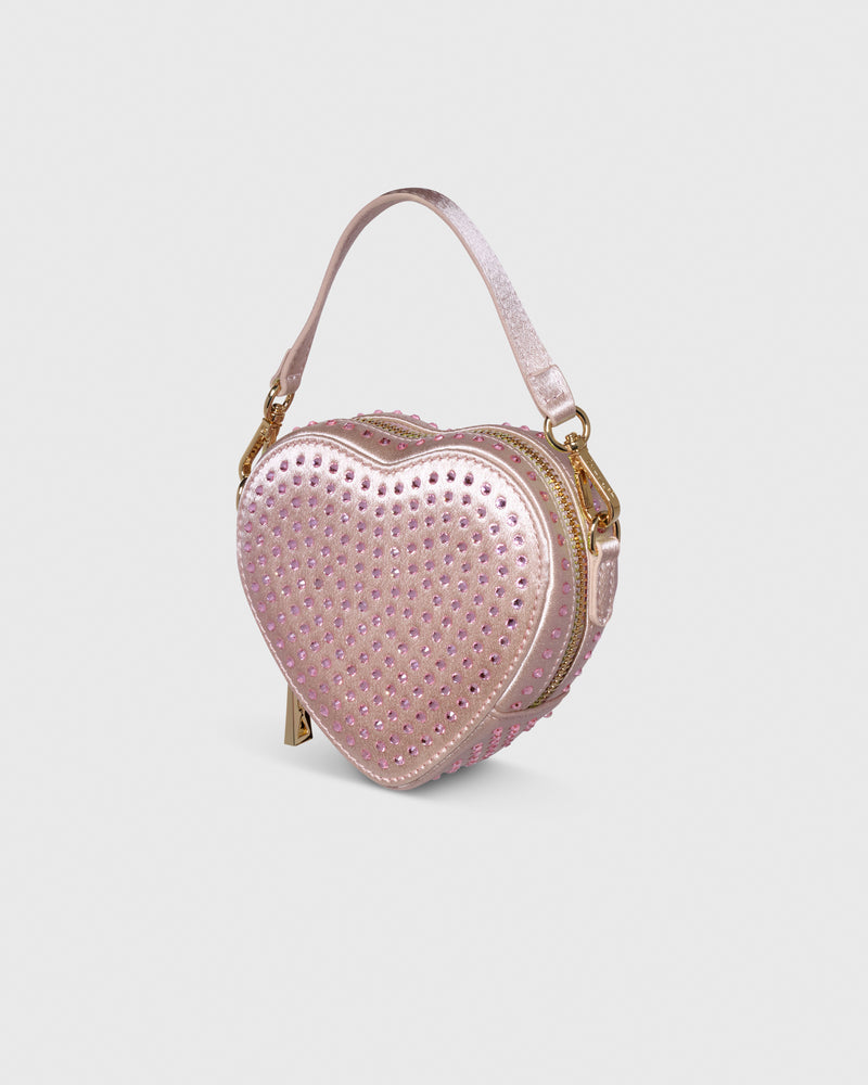 Mini Heart Bag Pink Crystal x Darya