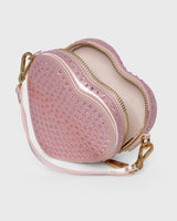 Mini Heart Bag Pink Crystal x Darya