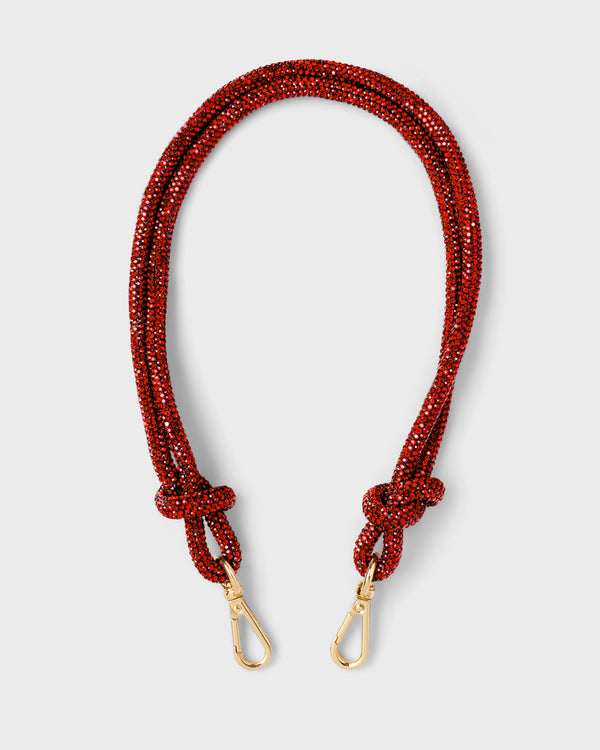 Knot Strap Crystal Cherry