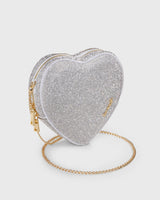 Big Heart Bag Crystal with Knot Strap