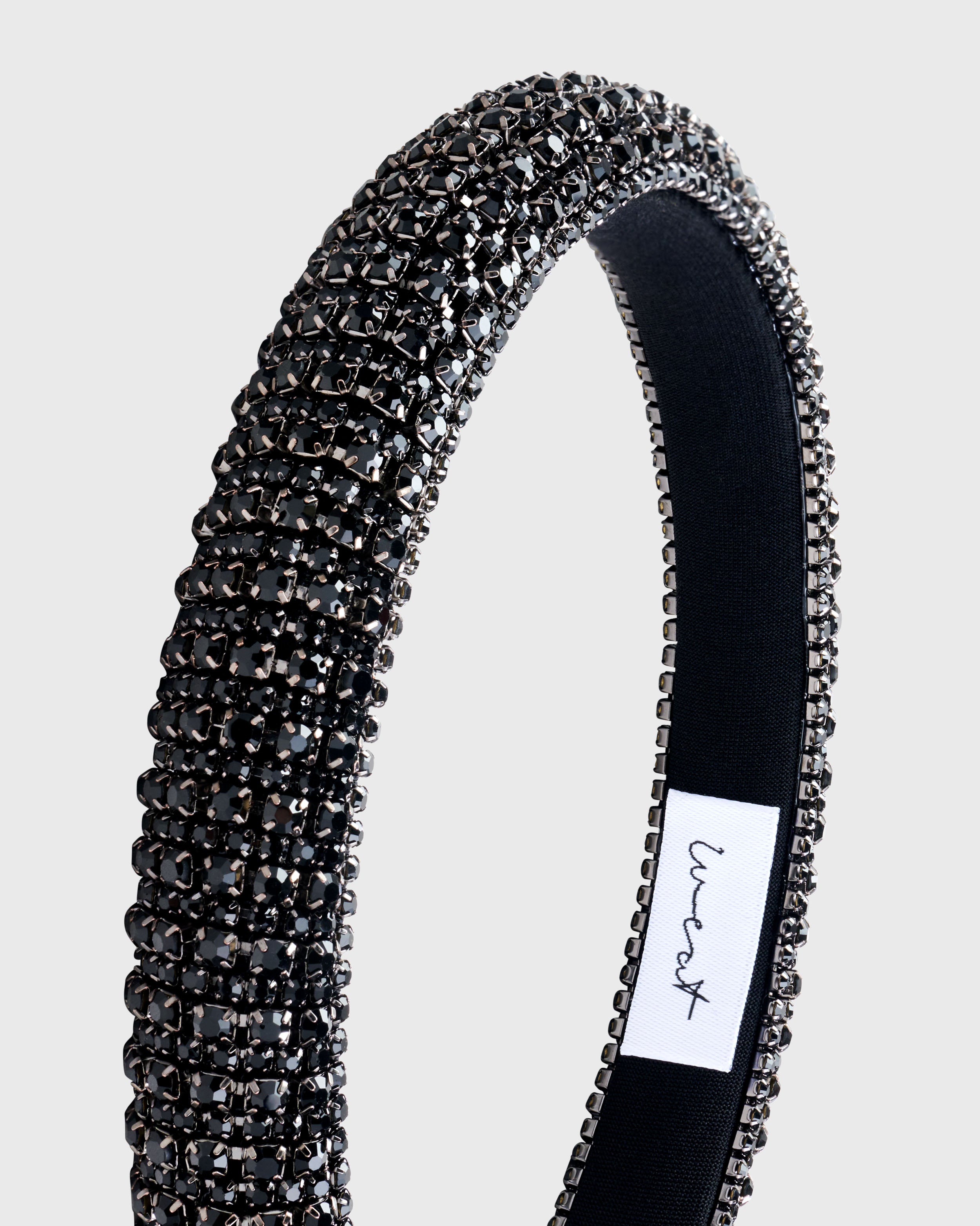 Headband Crystal Black