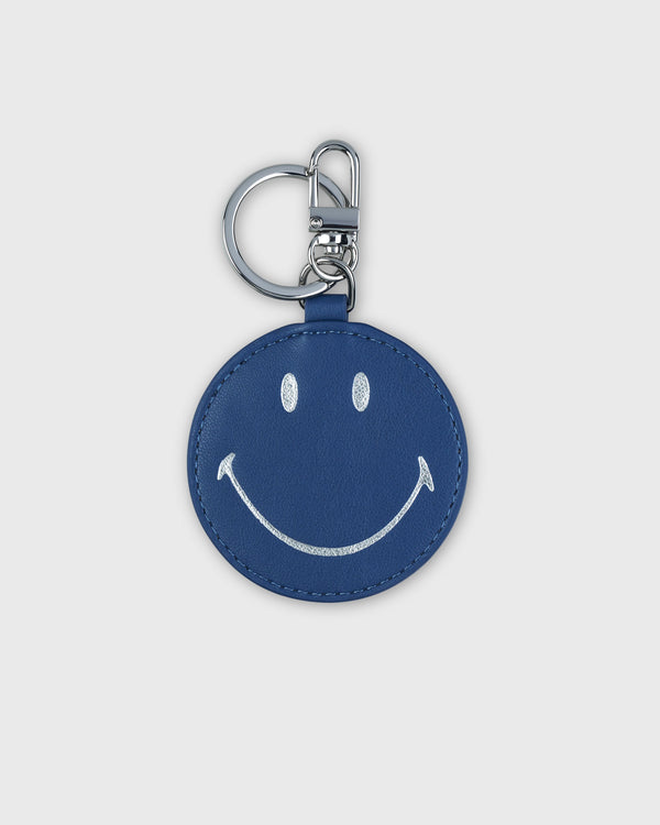 Keyring Smiley® Mirror Blue