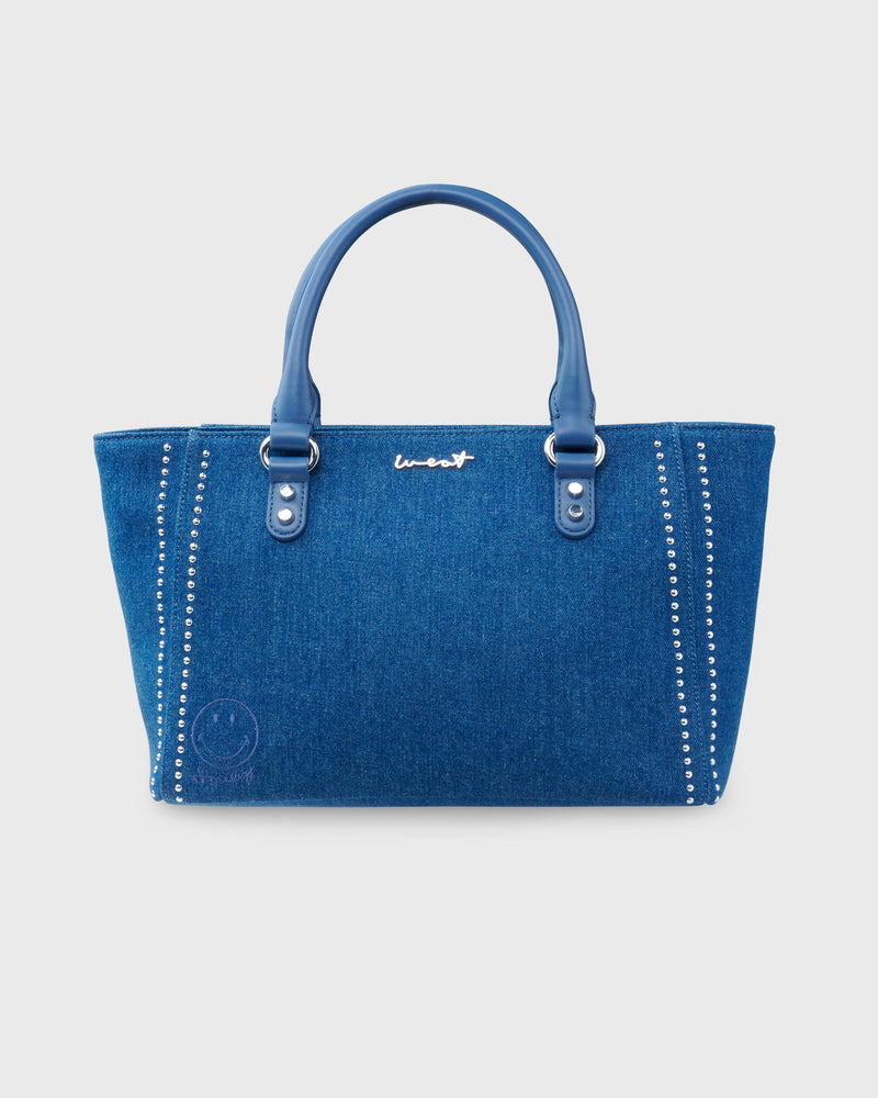 Tote Bag Smiley® Denim Blue