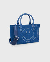 Tote Bag Smiley® Denim Blue