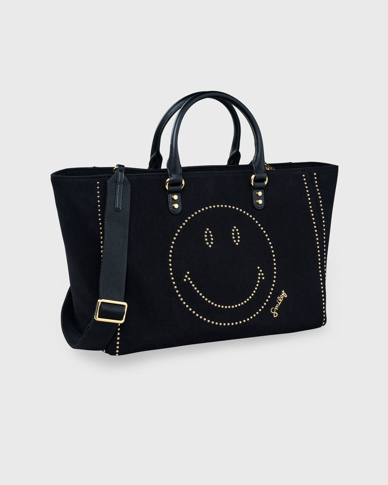 Big Tote Bag Smiley® Denim Black